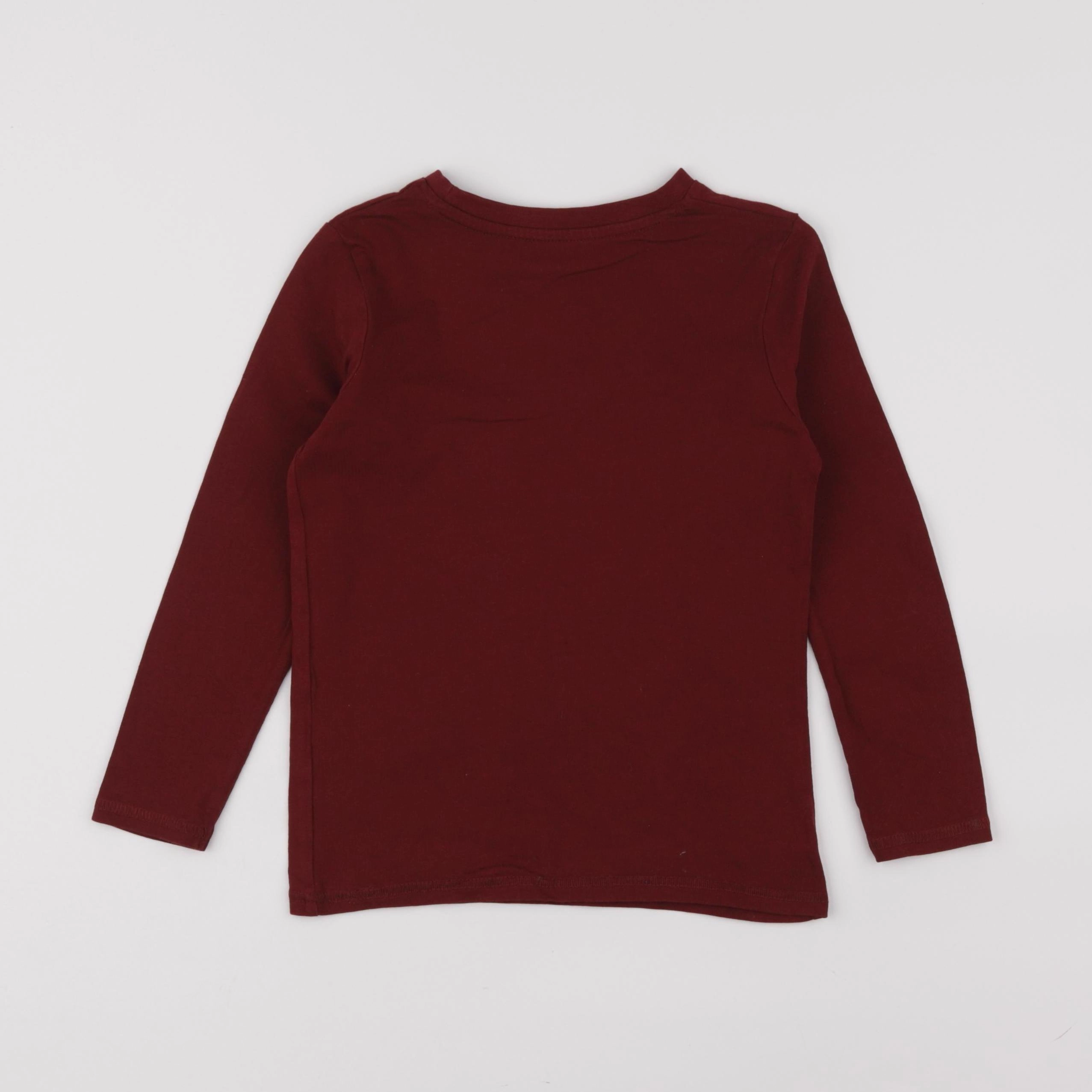 Vertbaudet - tee-shirt rouge - 5 ans