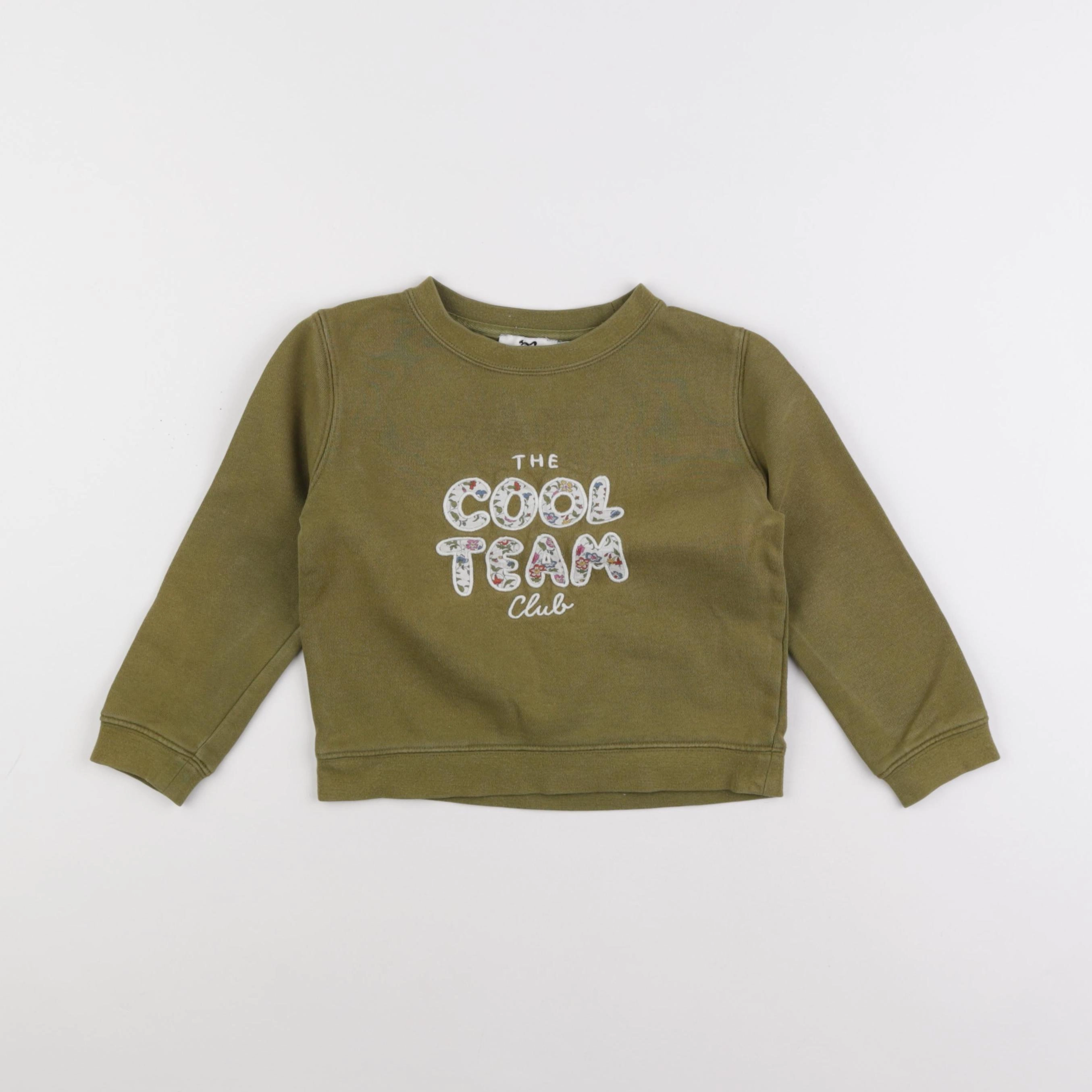 Cyrillus - sweat vert - 4 ans