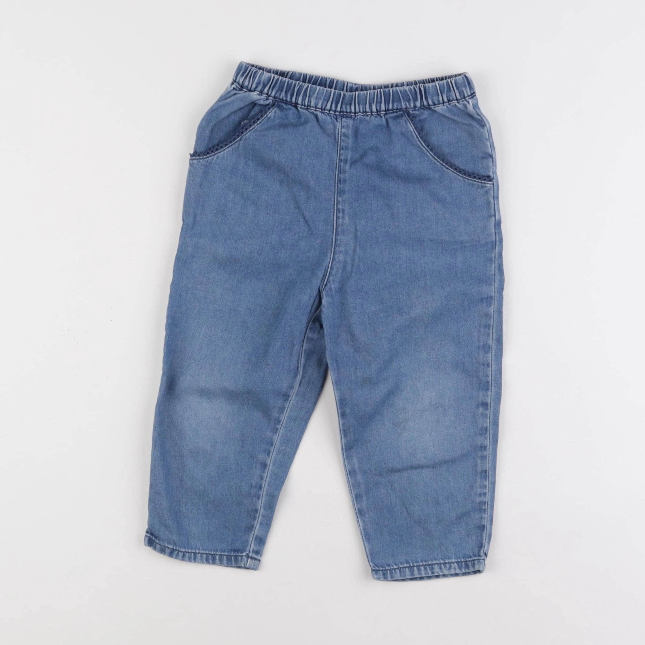 Cyrillus - pantalon bleu - 2 ans