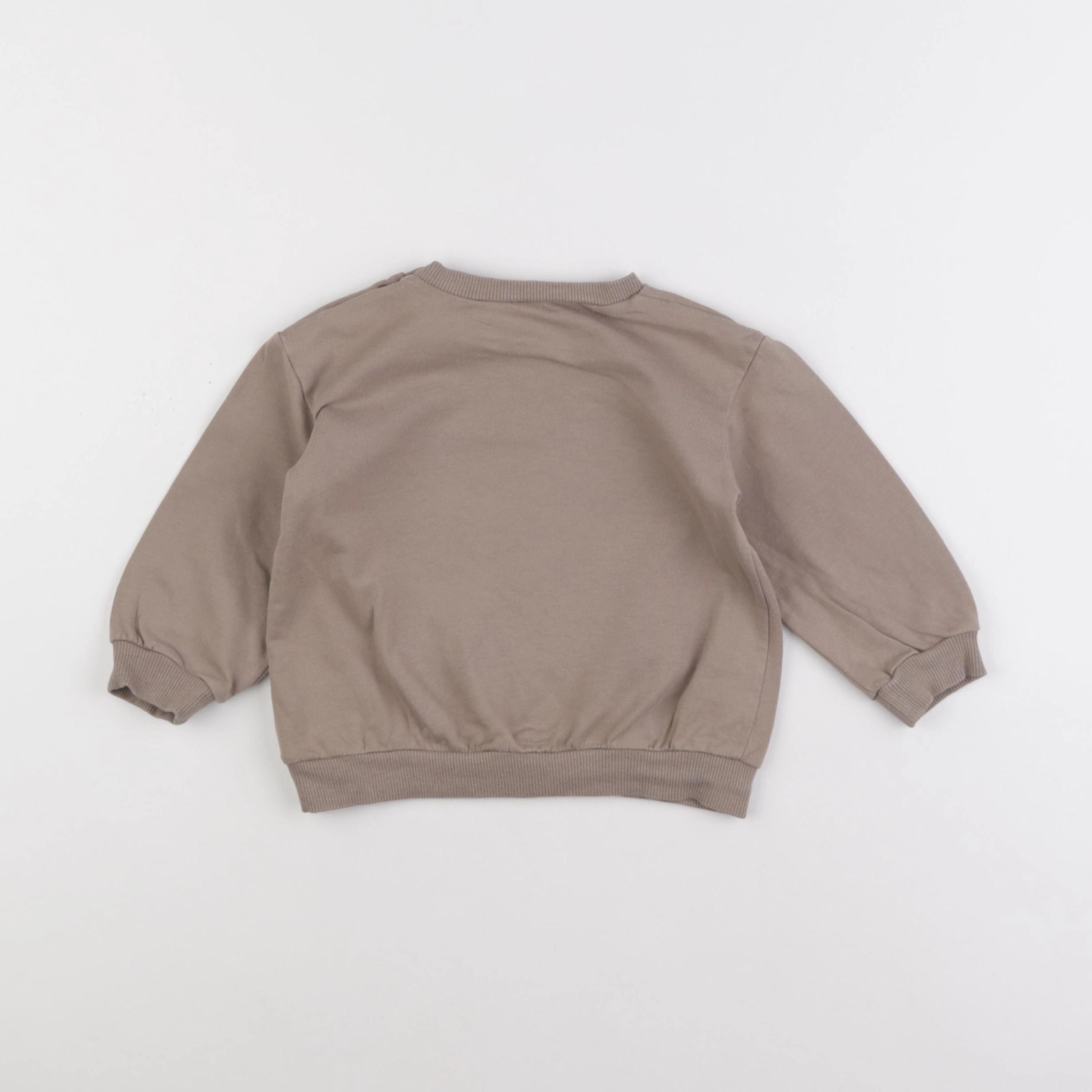 H&M - sweat marron - 9/12 mois
