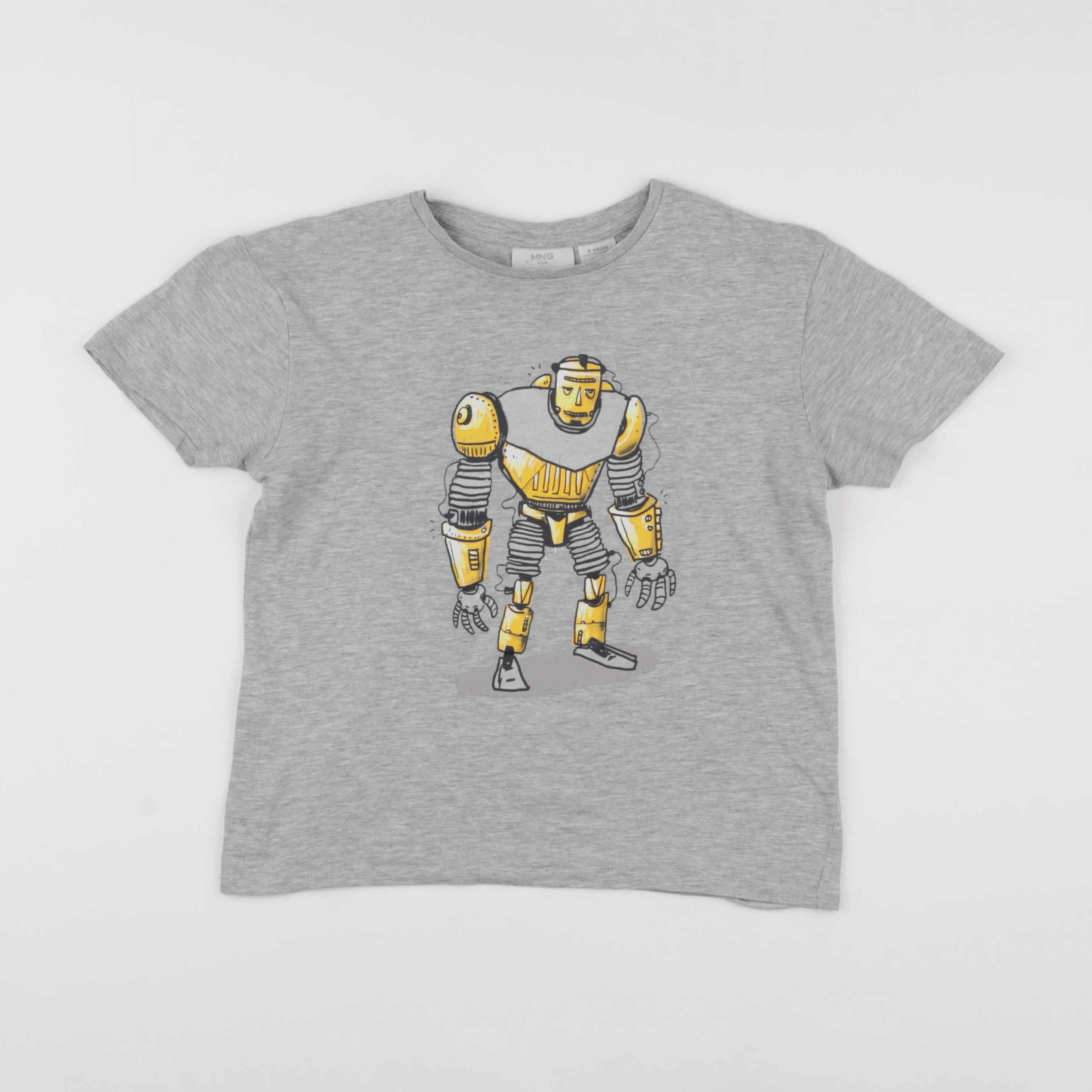 Mango - tee-shirt gris - 6 ans