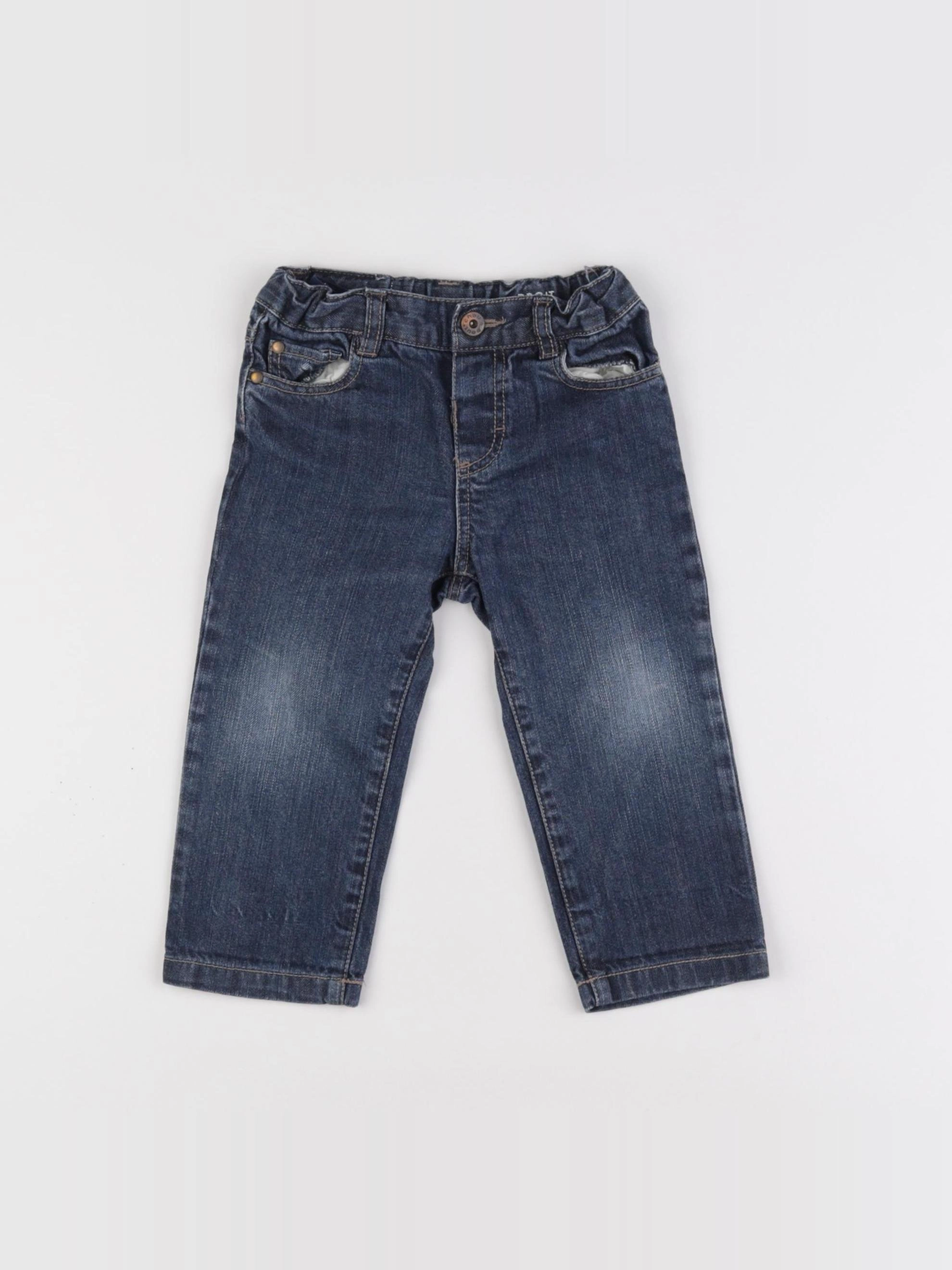 Monoprix - jean bleu - 12 mois