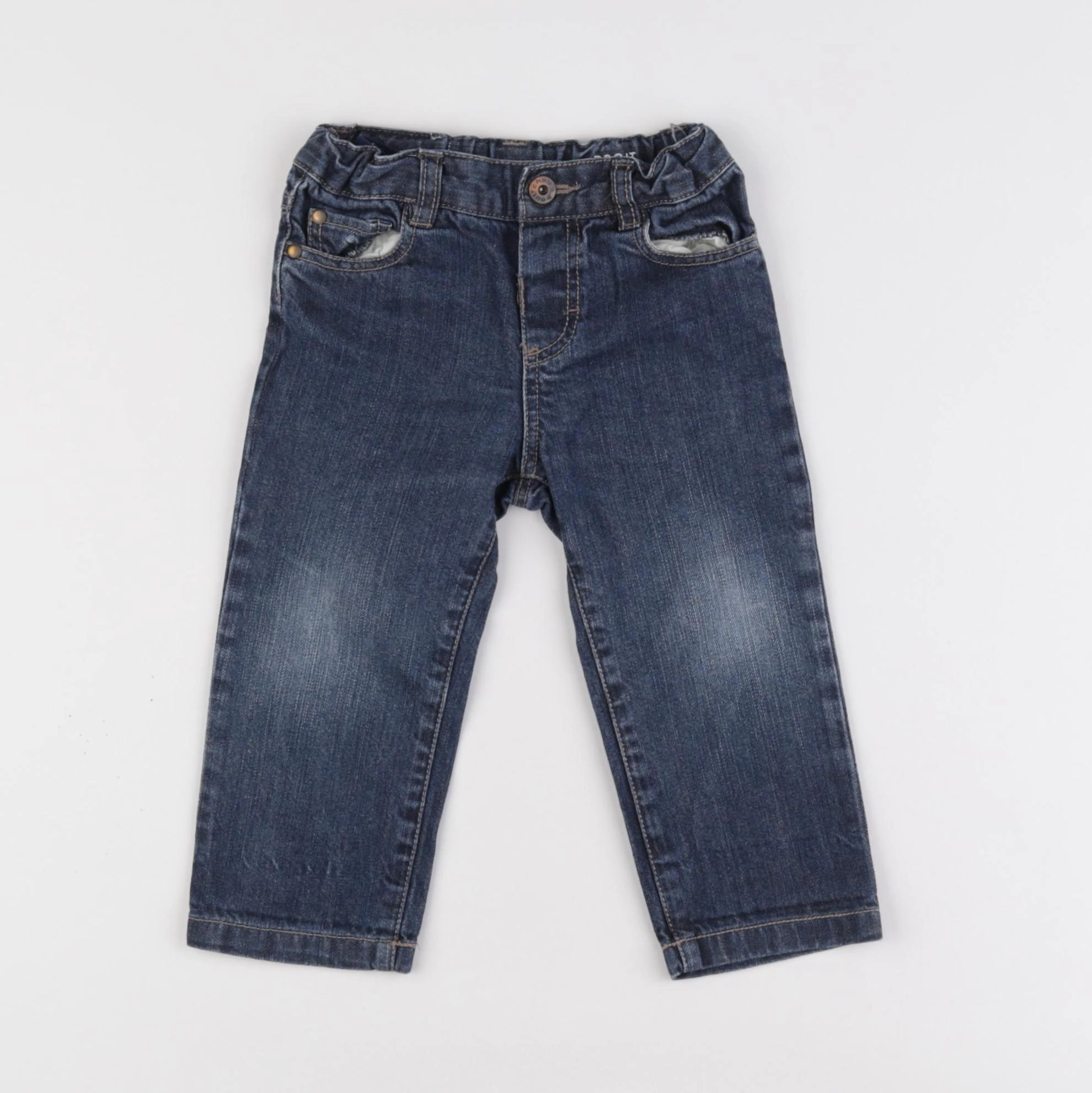 Monoprix - jean bleu - 12 mois
