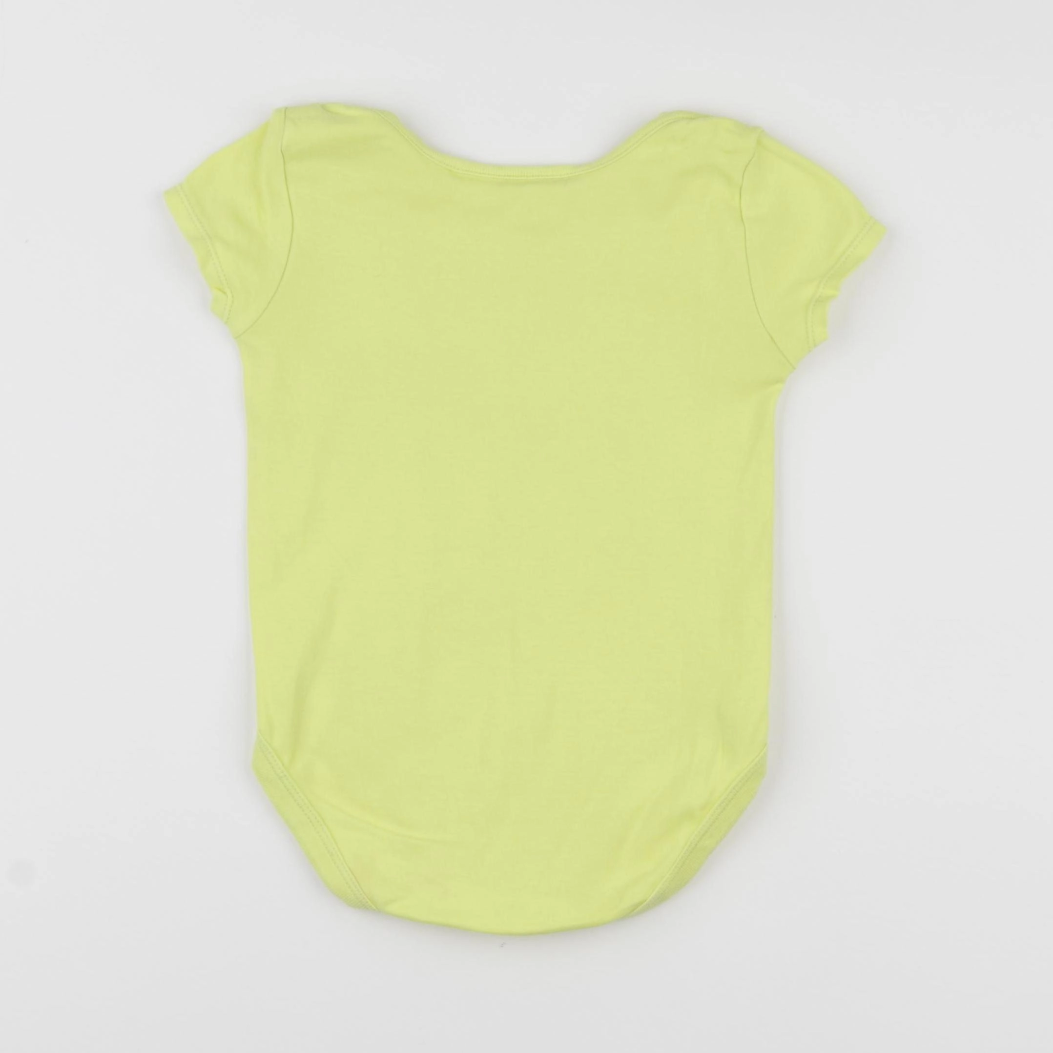 Zara - body jaune fluo - 2/3 ans