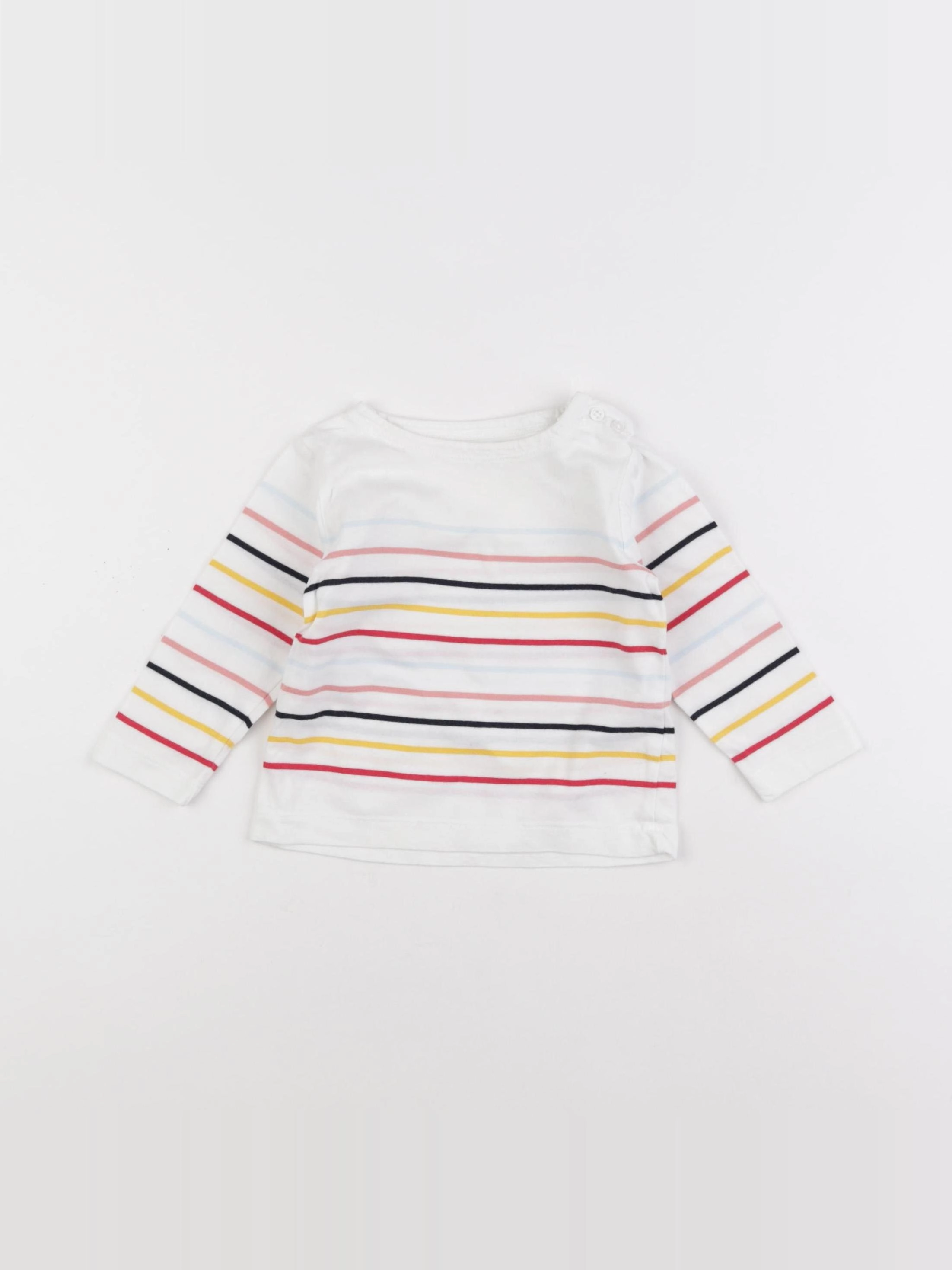 Boutchou - tee-shirt multicolore - 6 mois