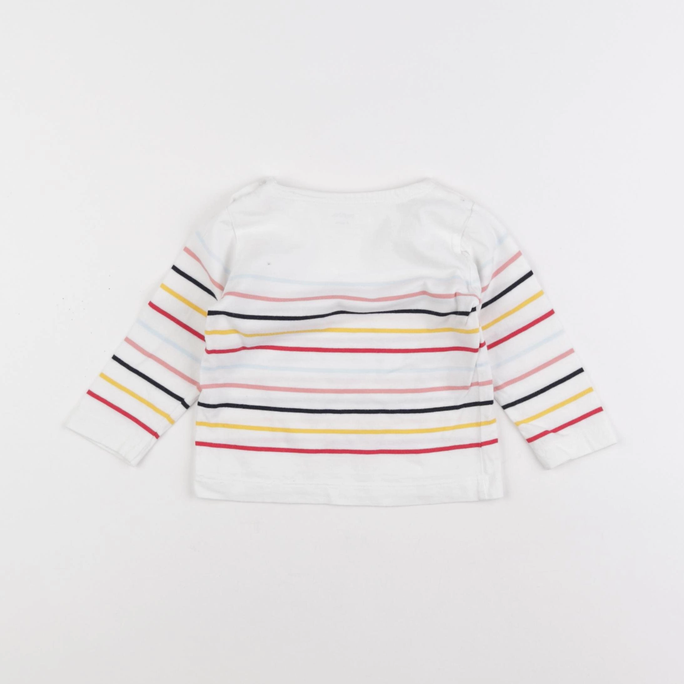 Boutchou - tee-shirt multicolore - 6 mois