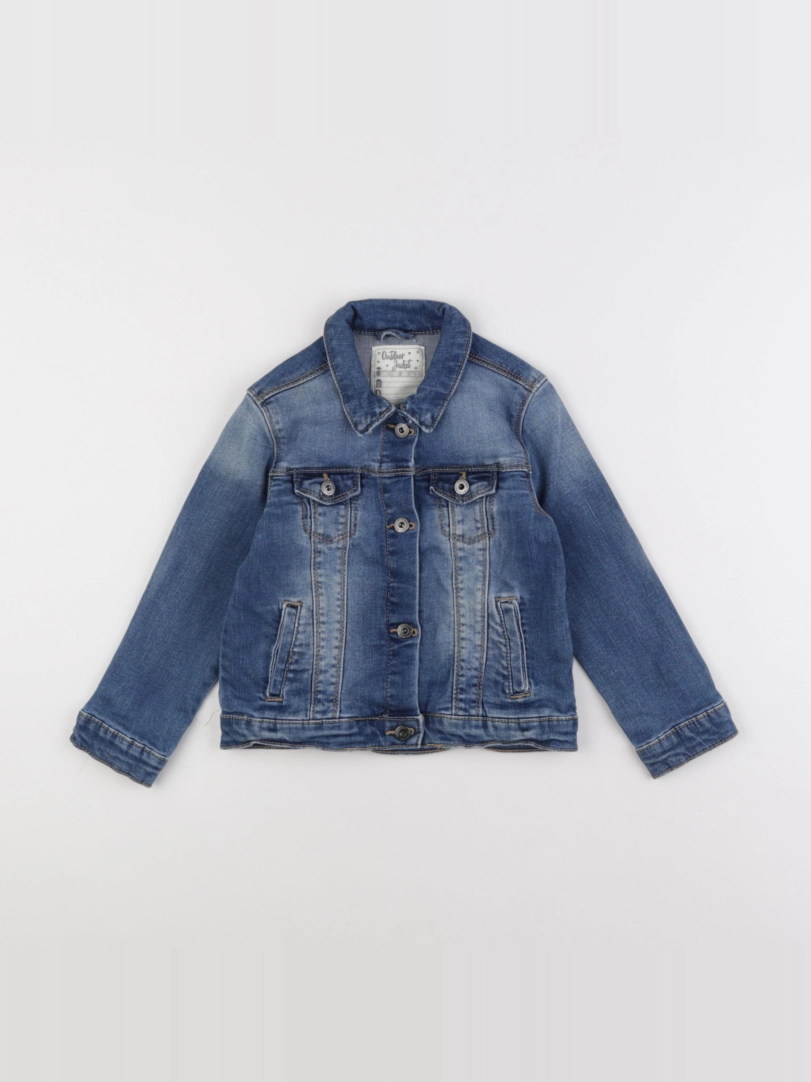 Vertbaudet - veste bleu - 4 ans