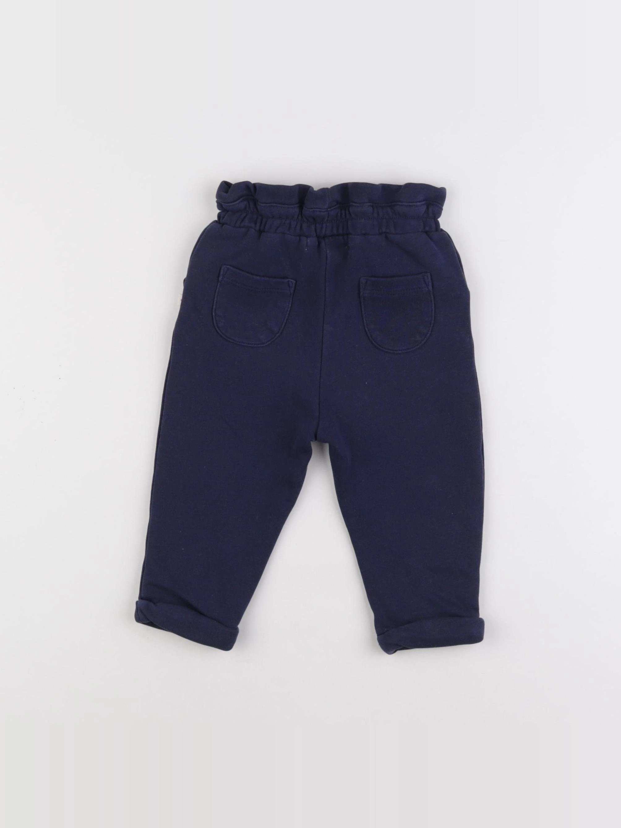 Cadet Rousselle - pantalon bleu - 12 mois