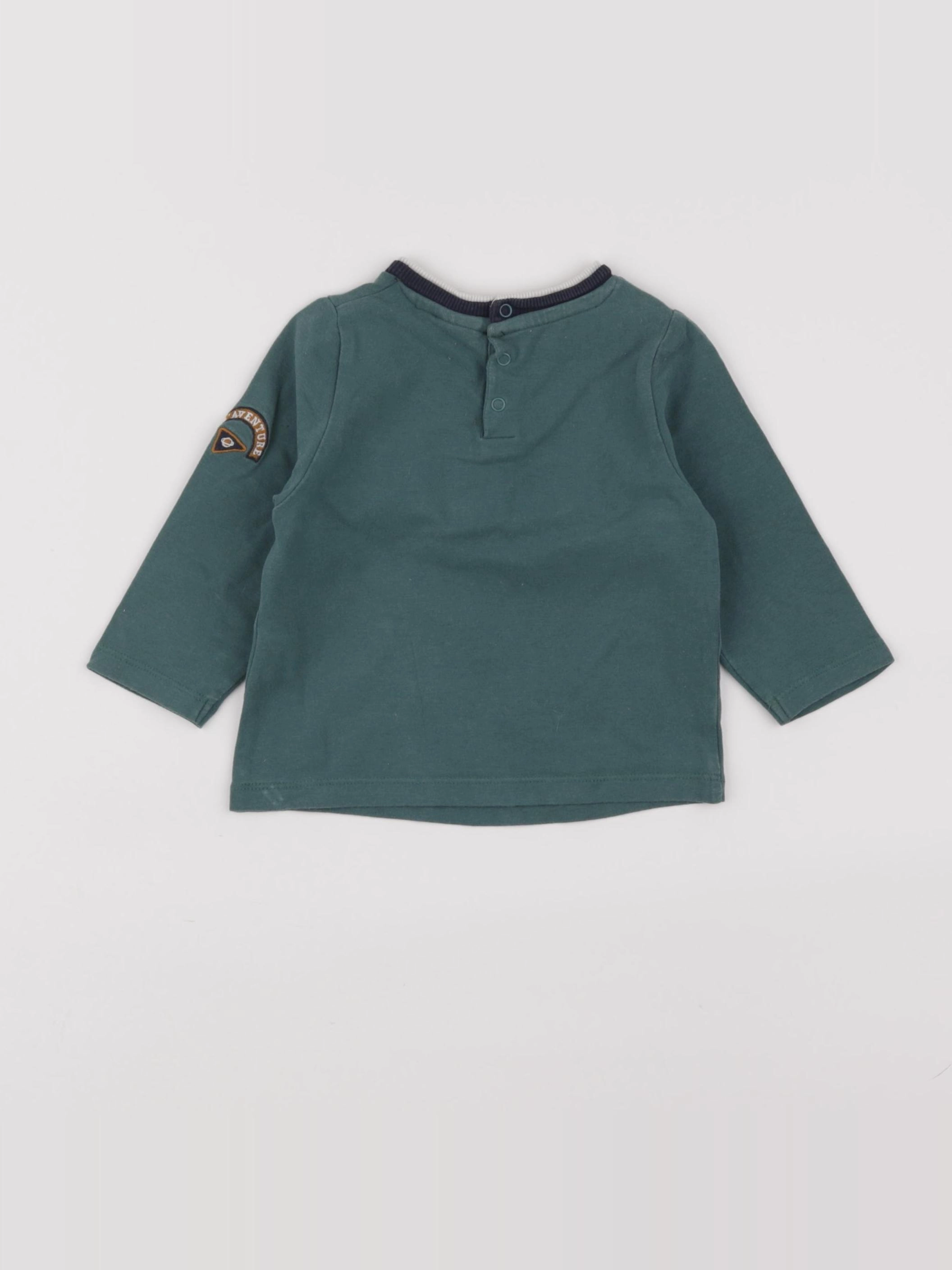 Tape à l'oeil - tee-shirt vert - 9 mois