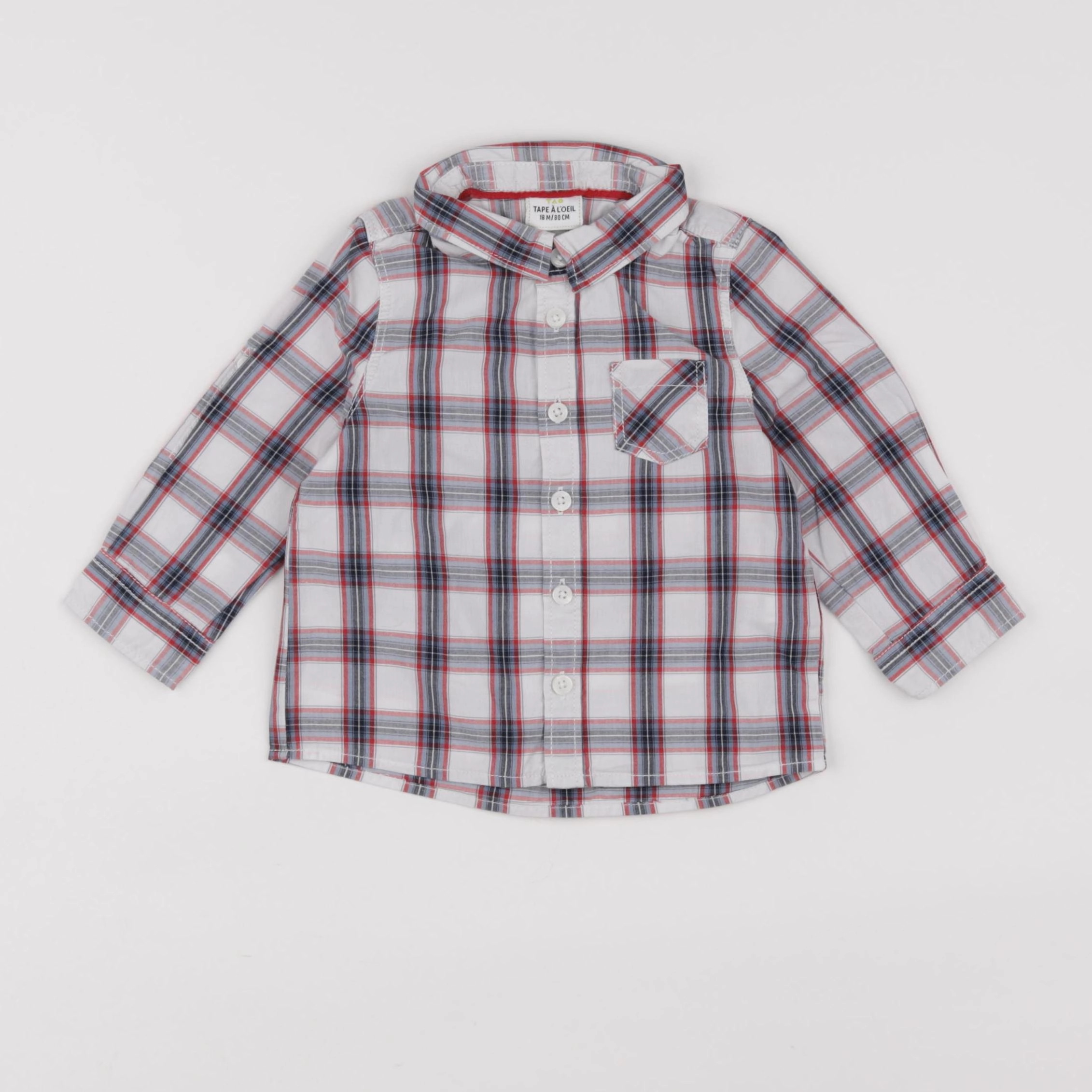 Tape à l'oeil - chemise multicolore - 18 mois