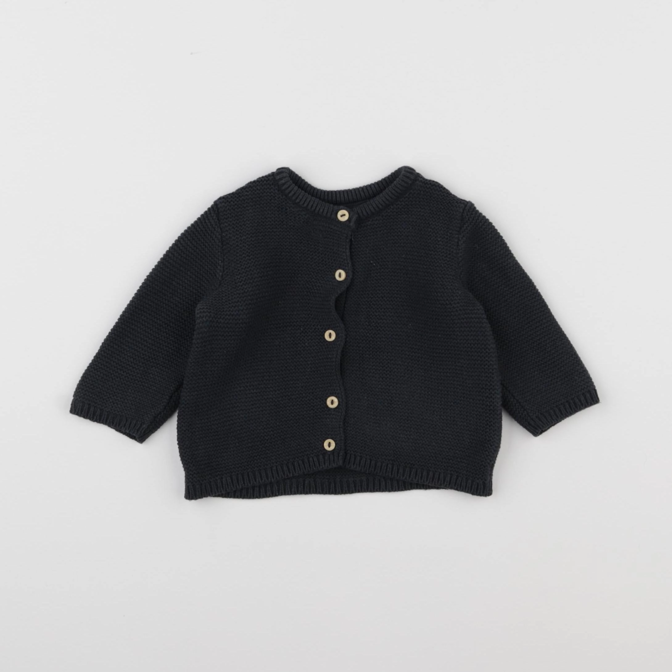 H&M - gilet bleu - 1 mois