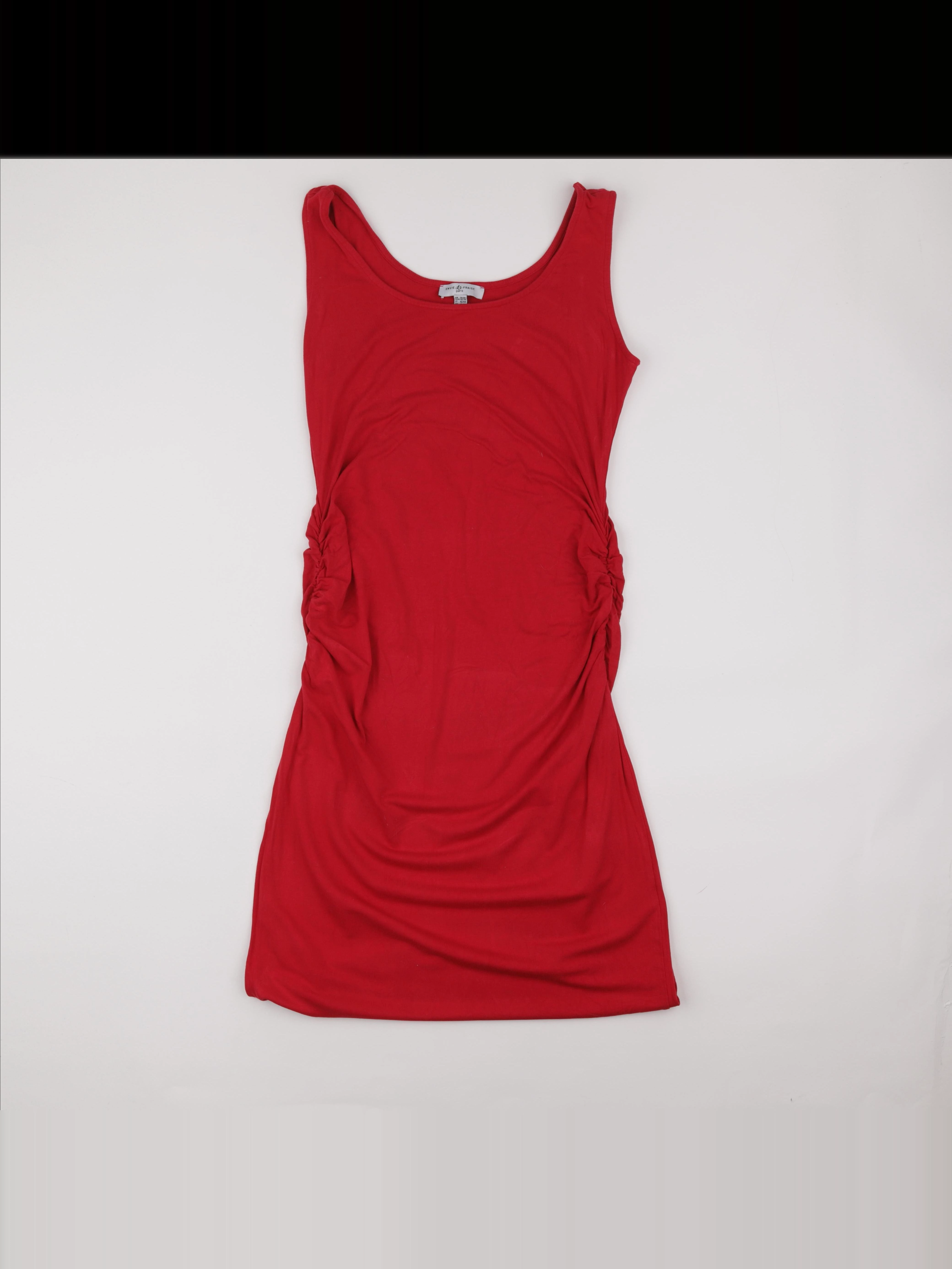 Envie de fraise - robe grossesse rouge - 38 à 40