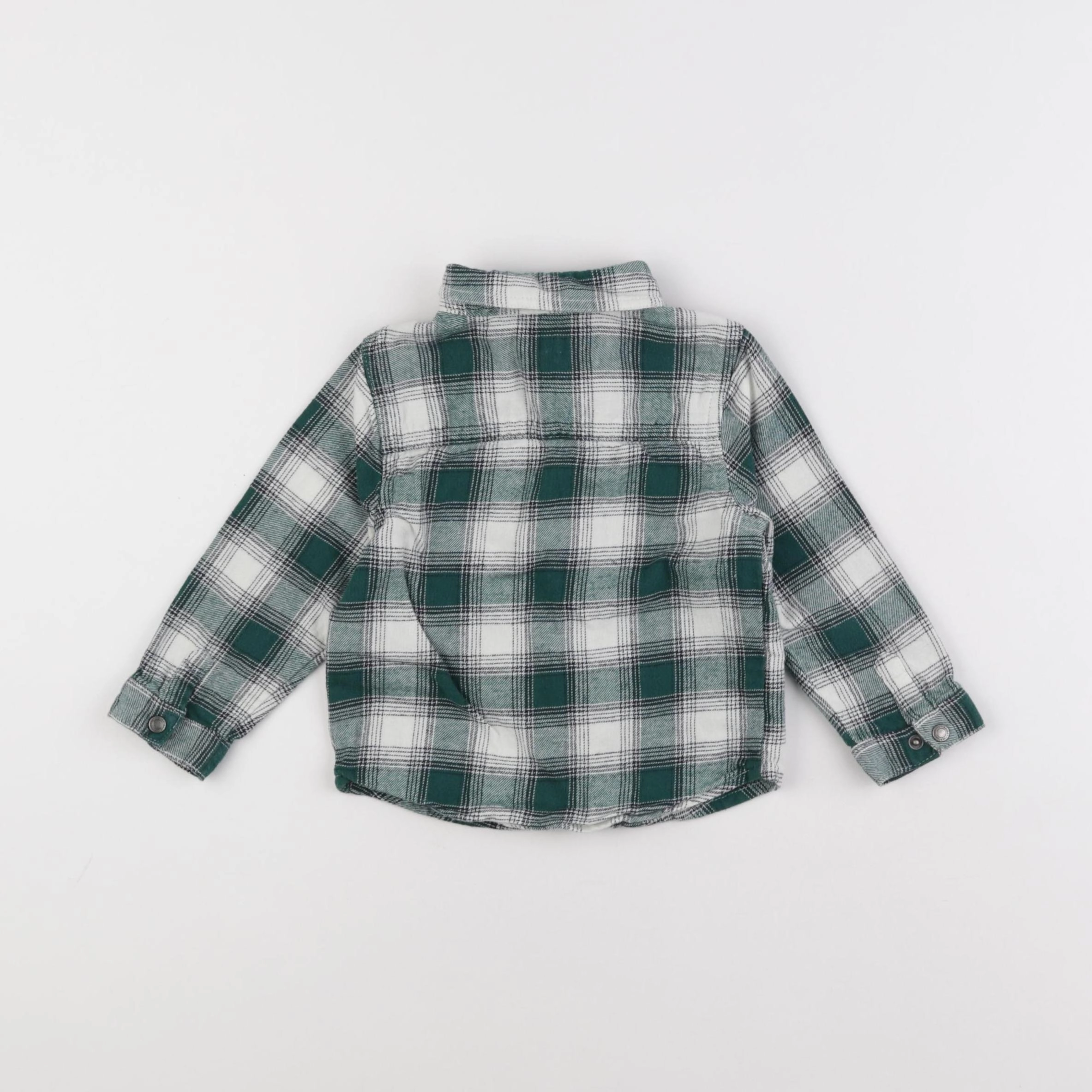 Vertbaudet - chemise vert - 18 mois