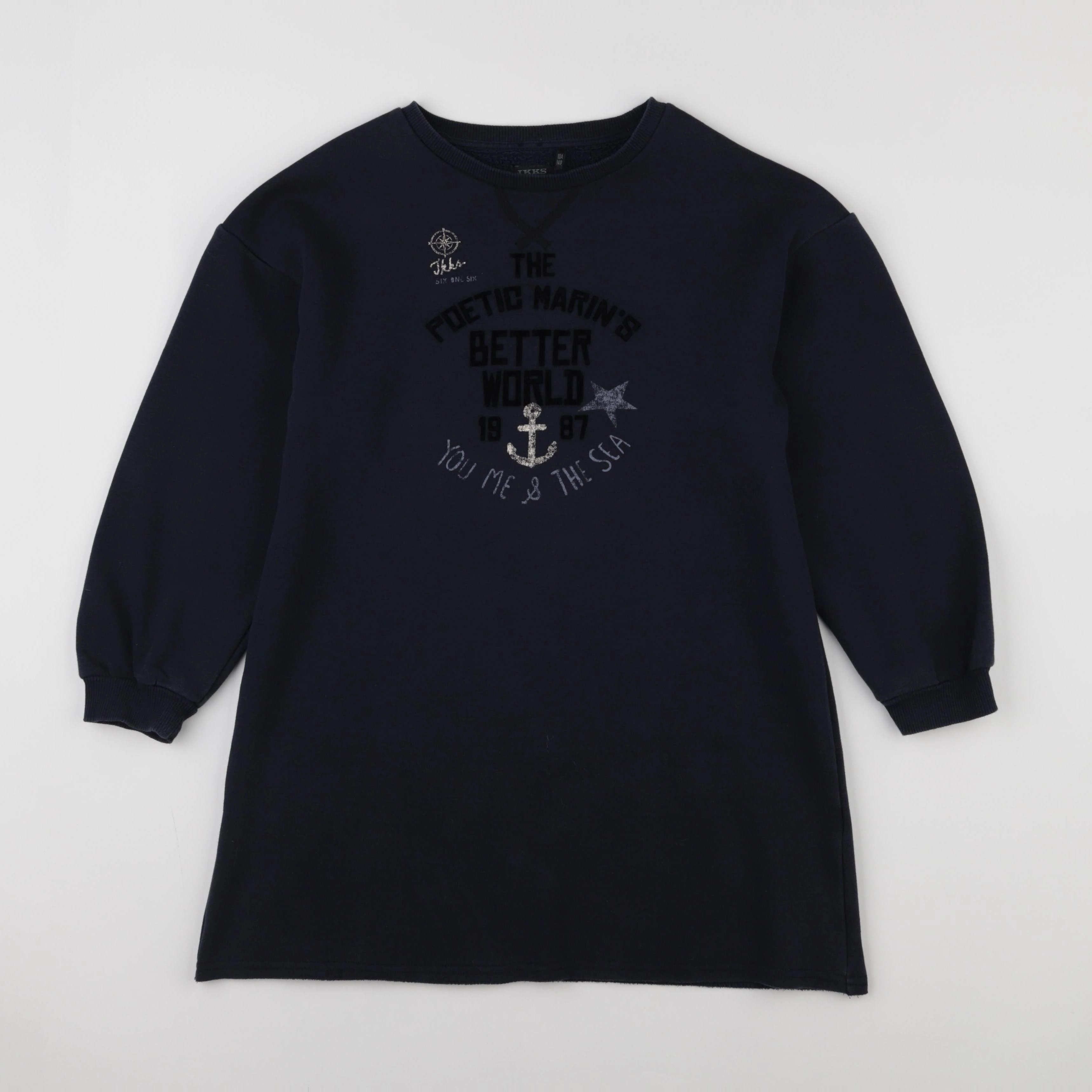 IKKS - robe bleu - 10 ans