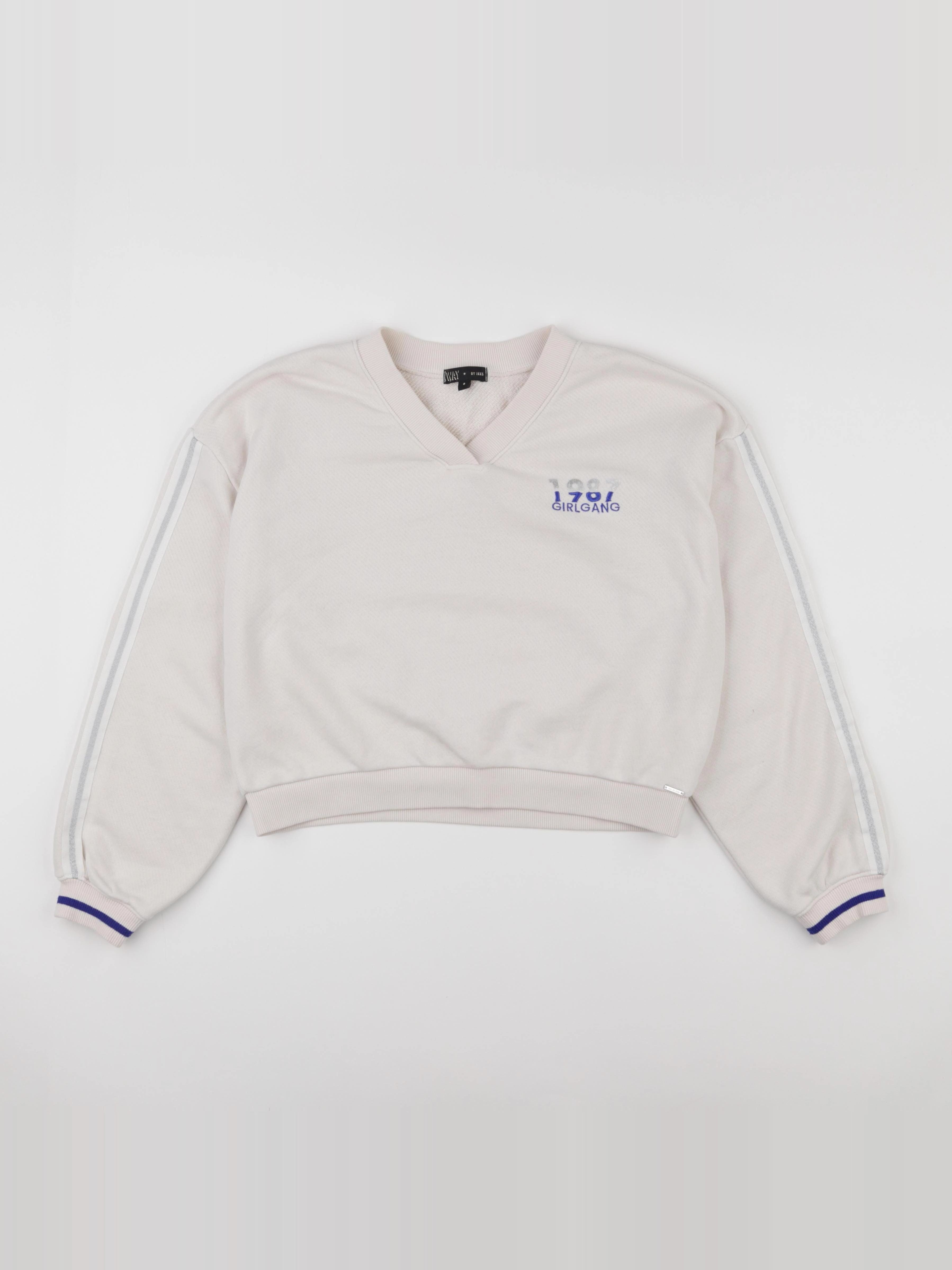 IKKS - sweat beige - 14 ans