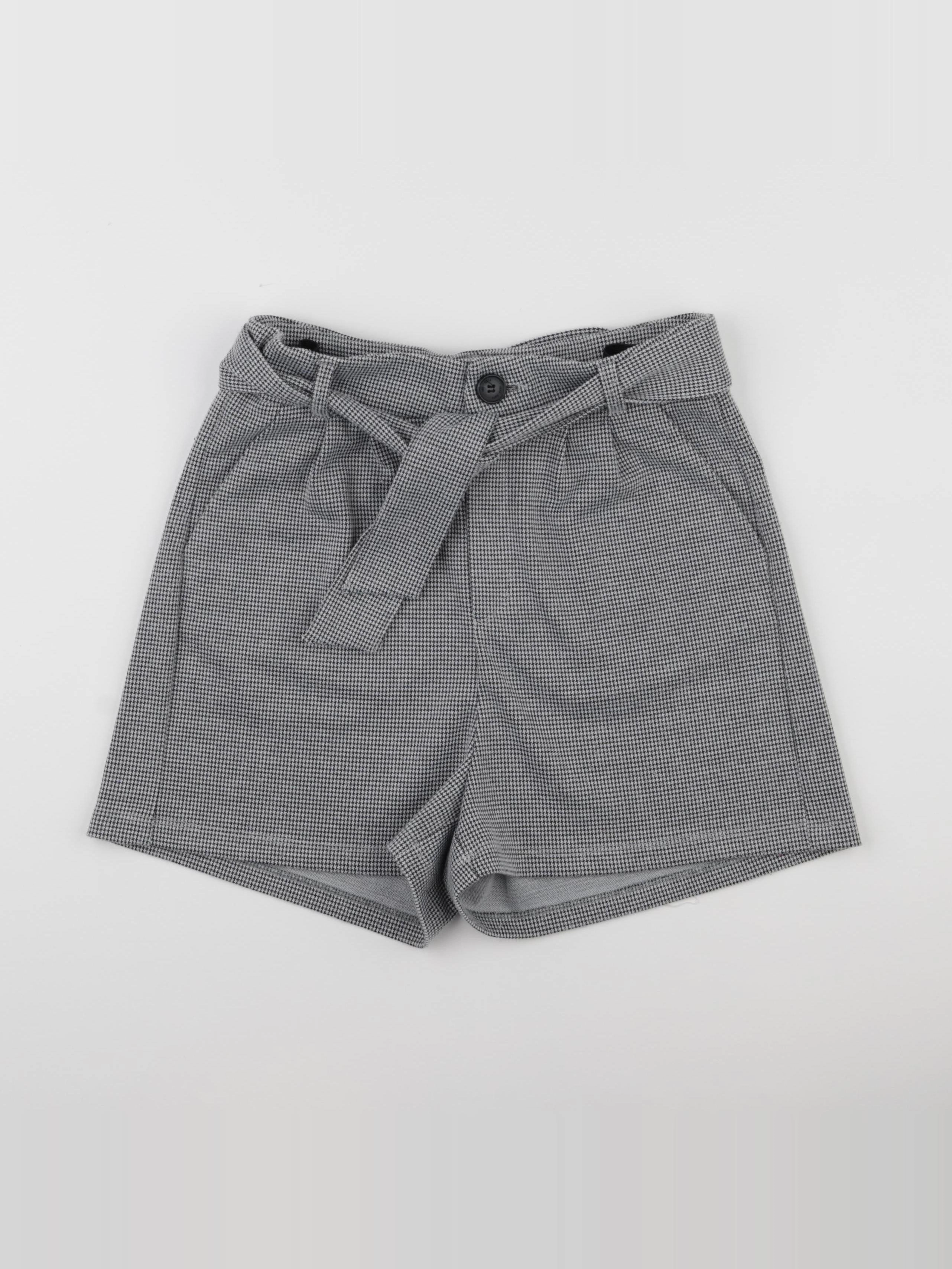 IKKS - short gris, noir - 12 ans