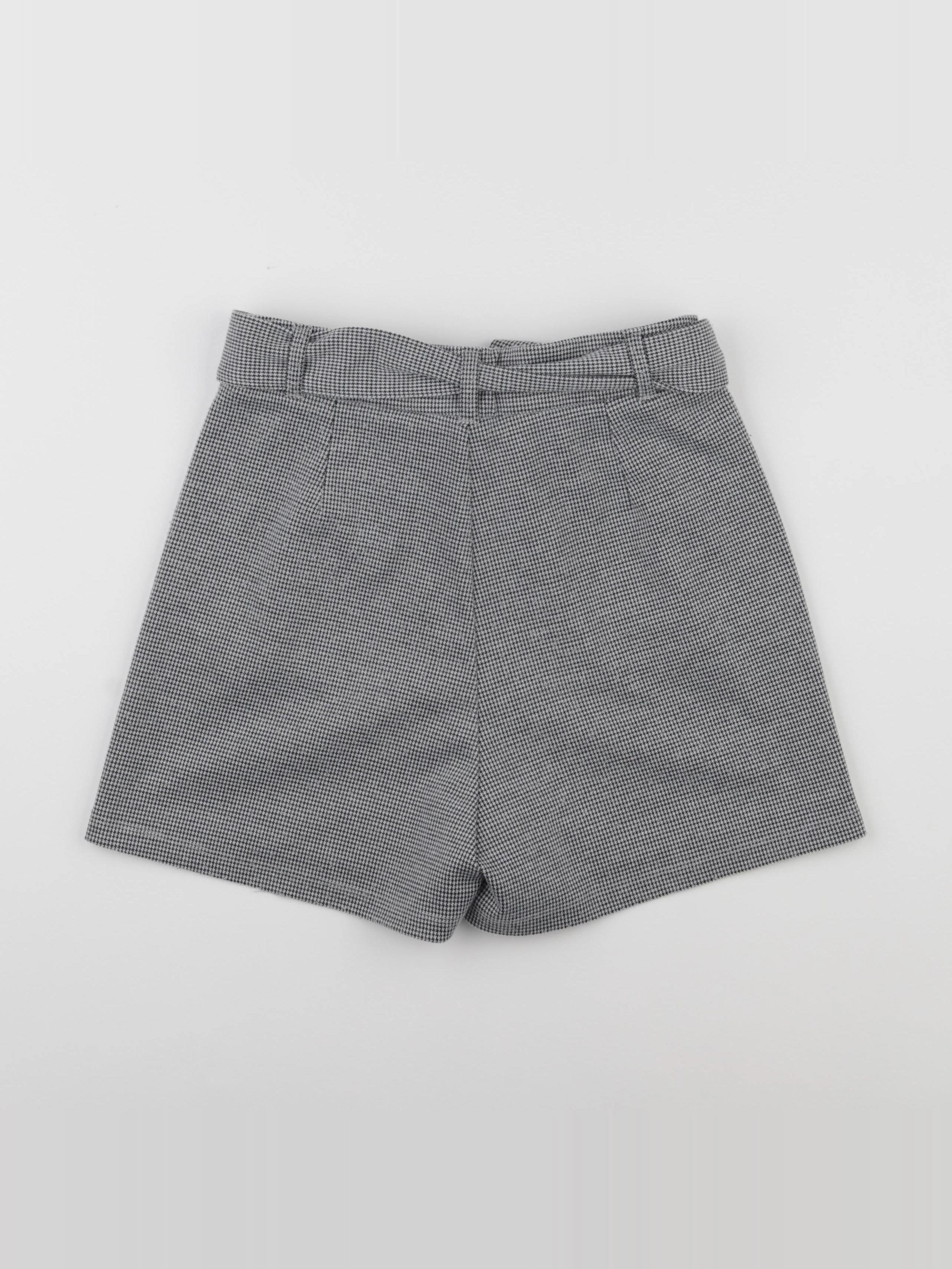 IKKS - short gris, noir - 12 ans