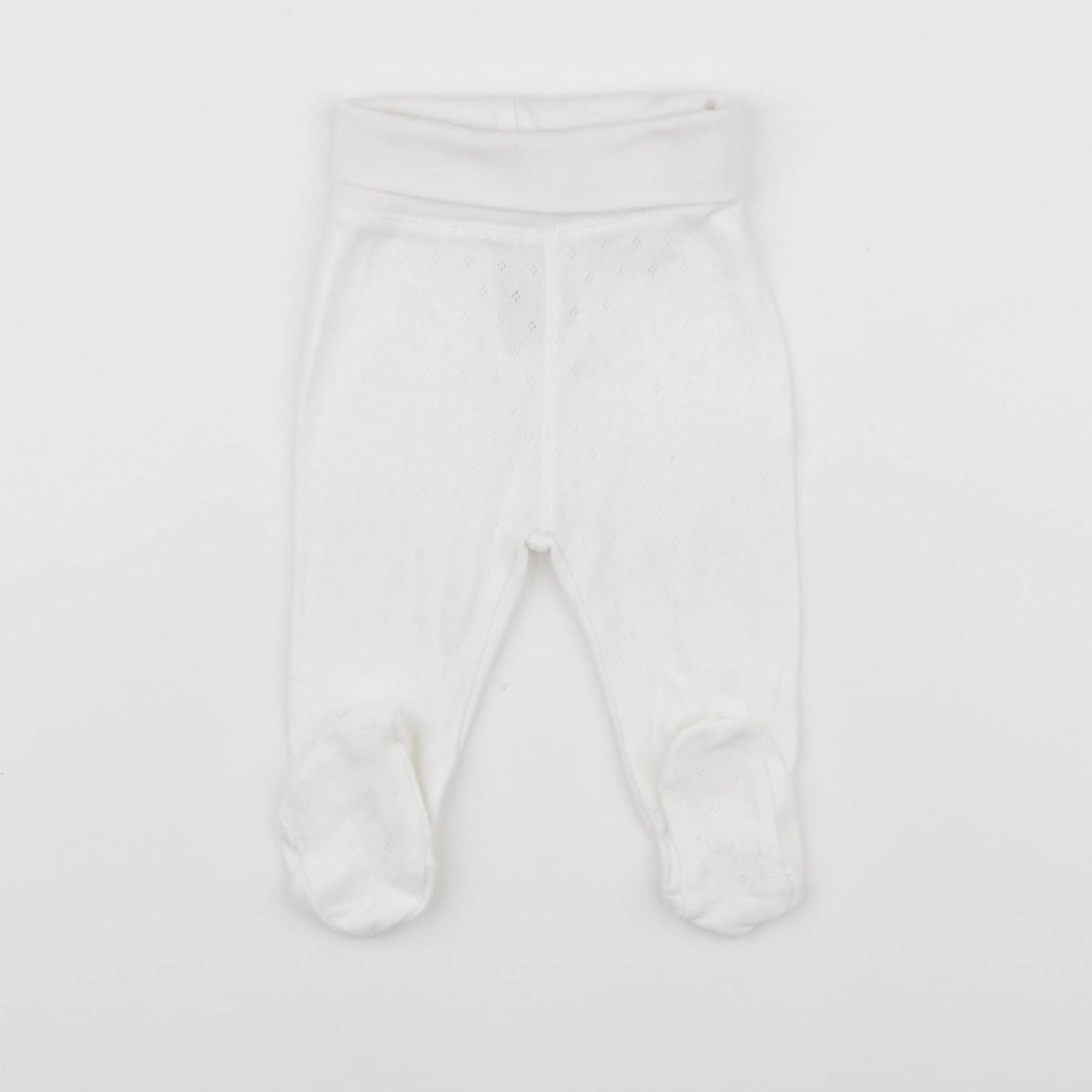 H&M - legging blanc - 1 mois