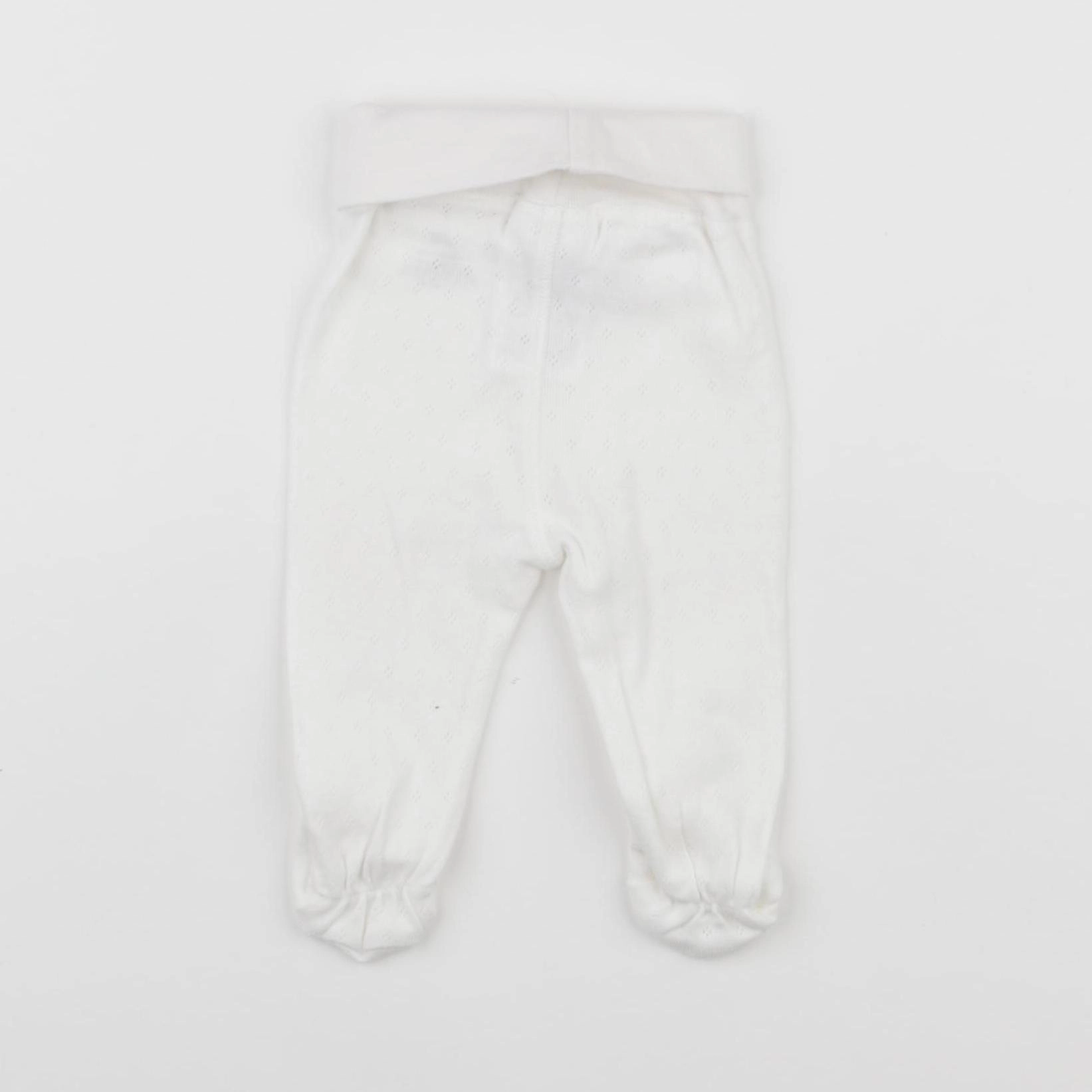 H&M - legging blanc - 1 mois