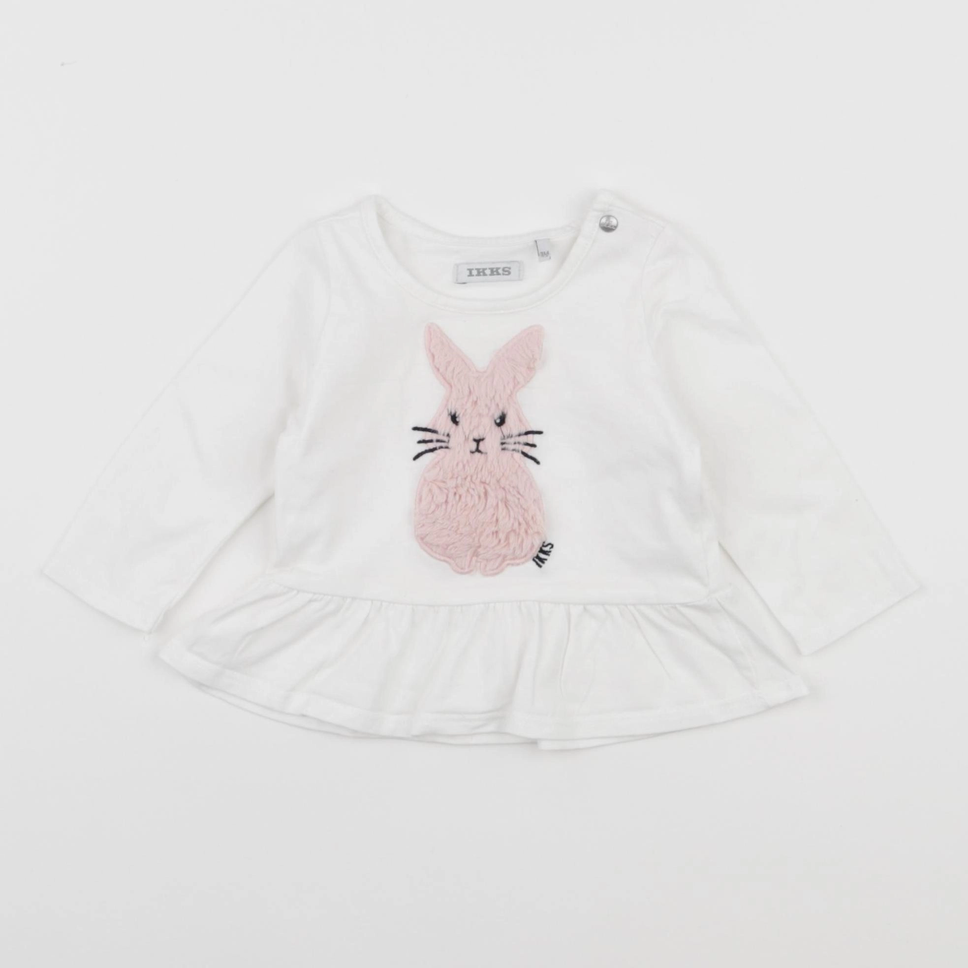 IKKS - tee-shirt blanc - 3 mois