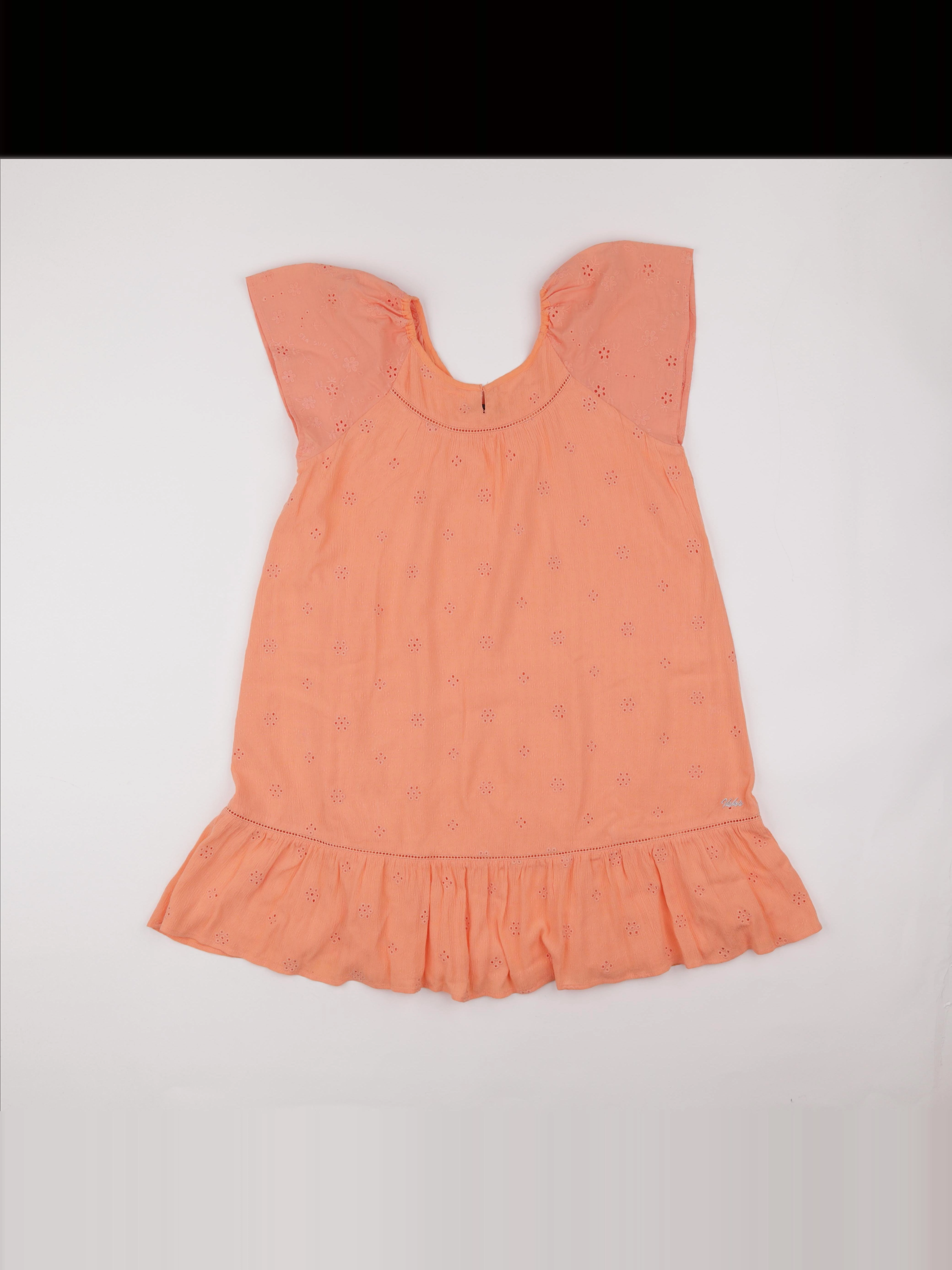 IKKS - robe orange - 12 ans
