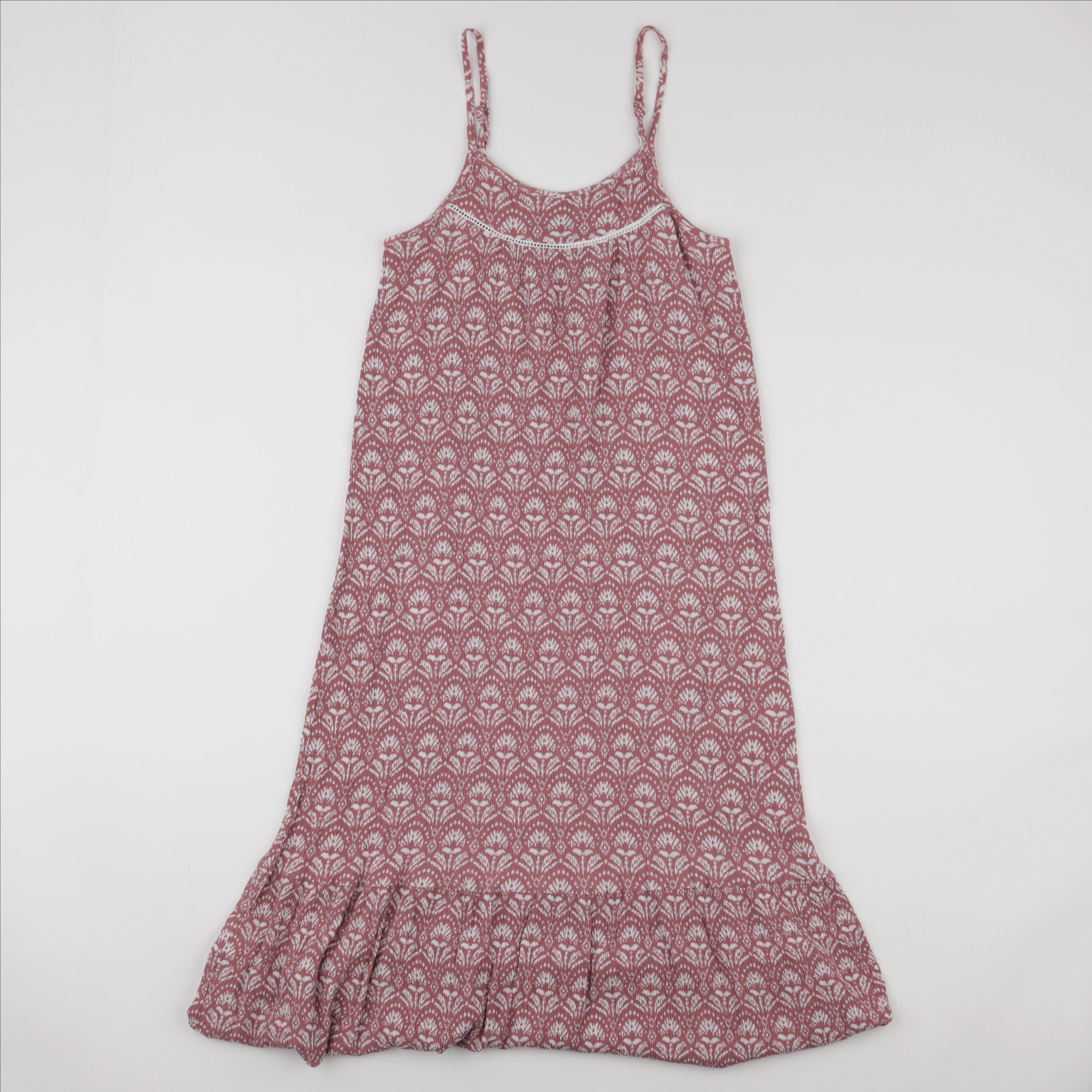 IKKS - robe rose, blanc - 10 ans