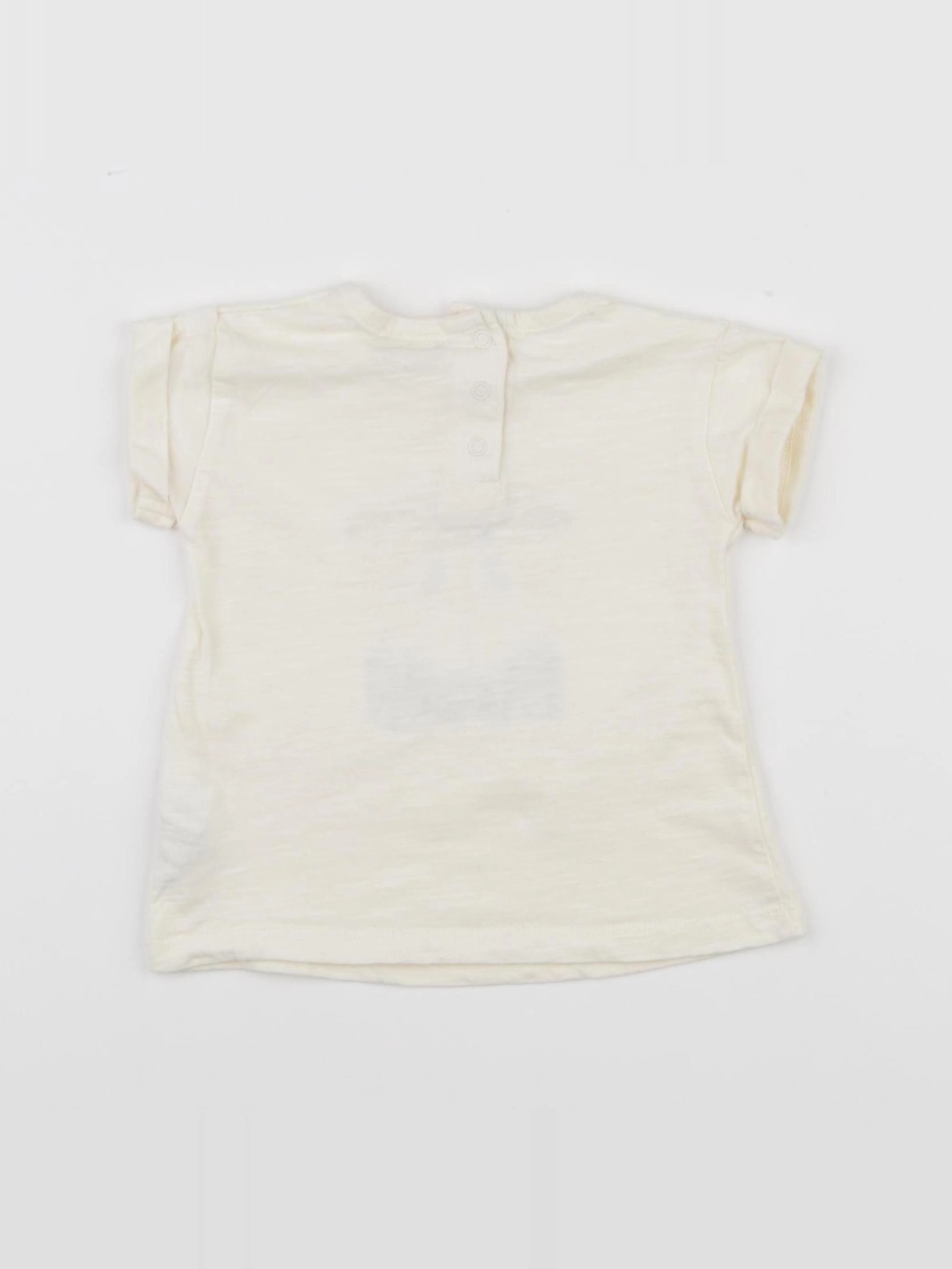 Tape à l'oeil - tee-shirt beige - 6 mois