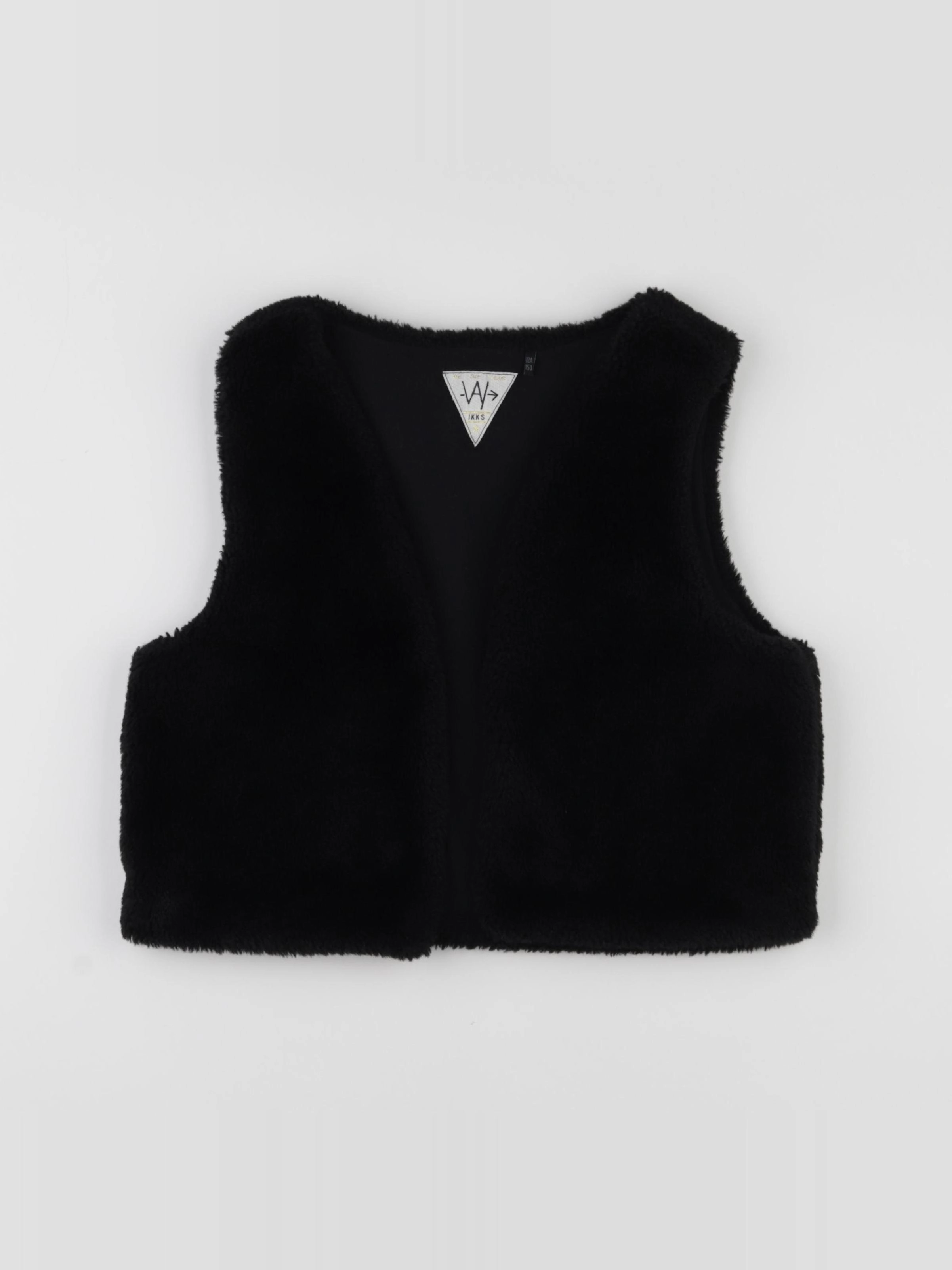 IKKS - gilet noir - 12 ans