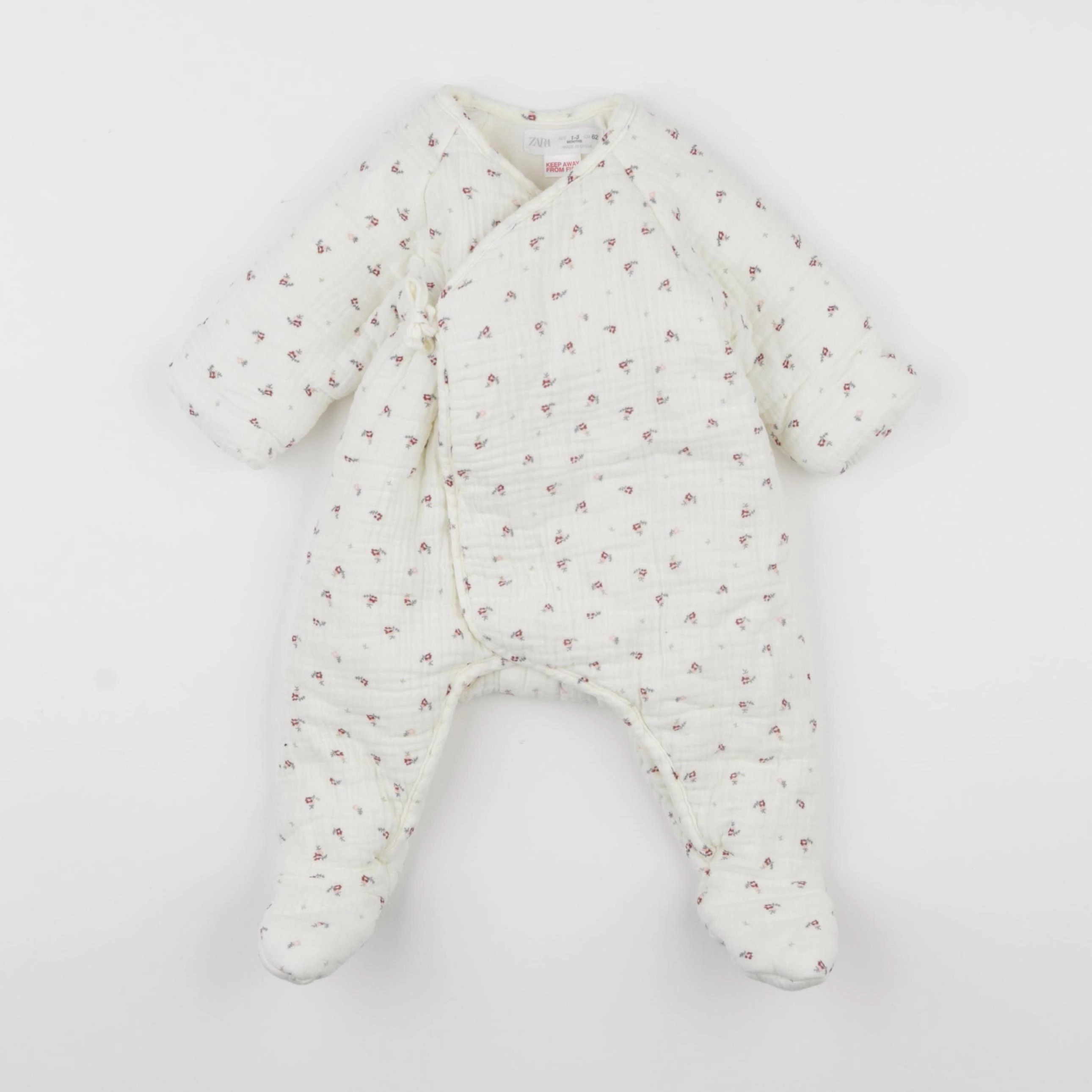 Zara - sur-pyjama beige - 1/3 mois