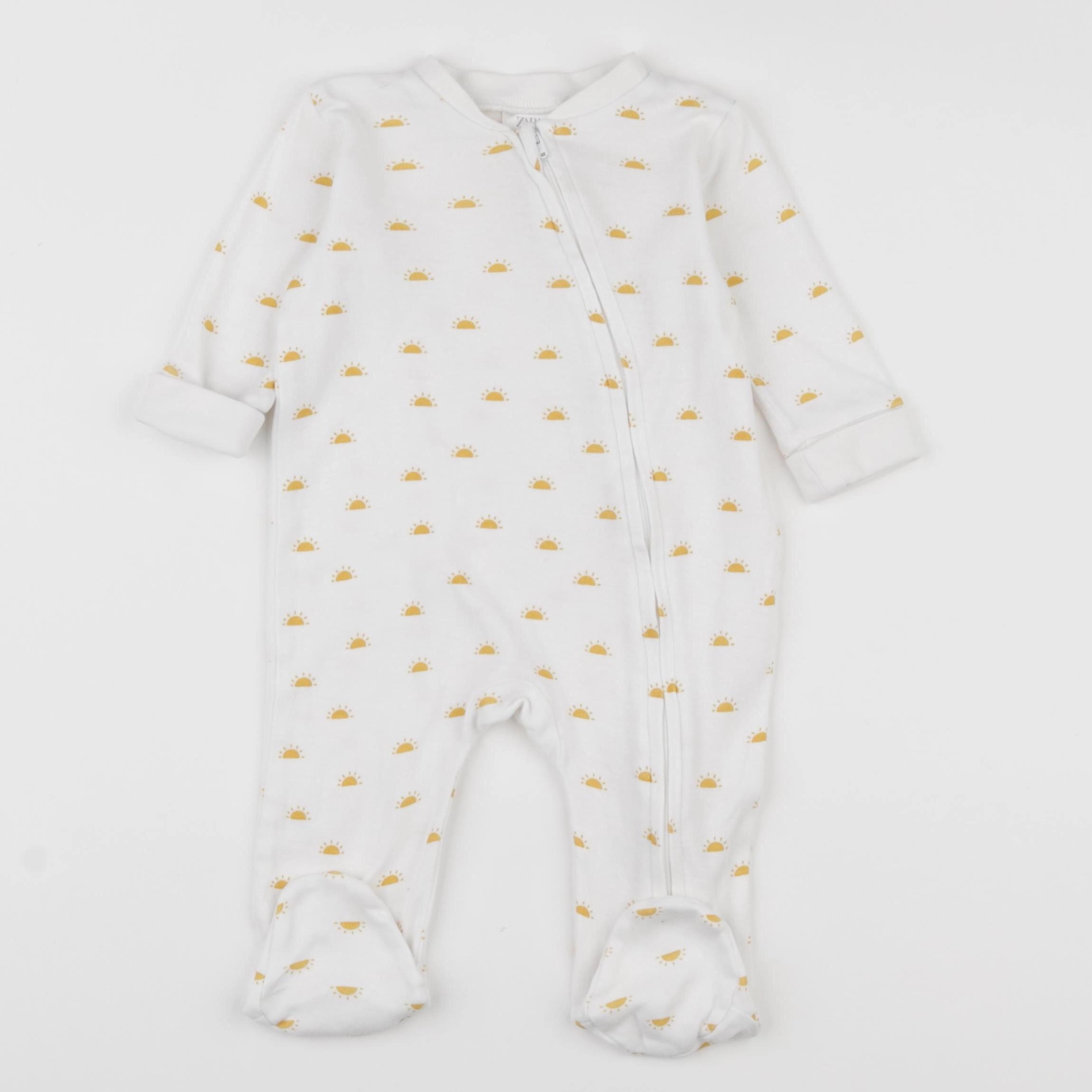 Zara - pyjama coton blanc - 6 mois