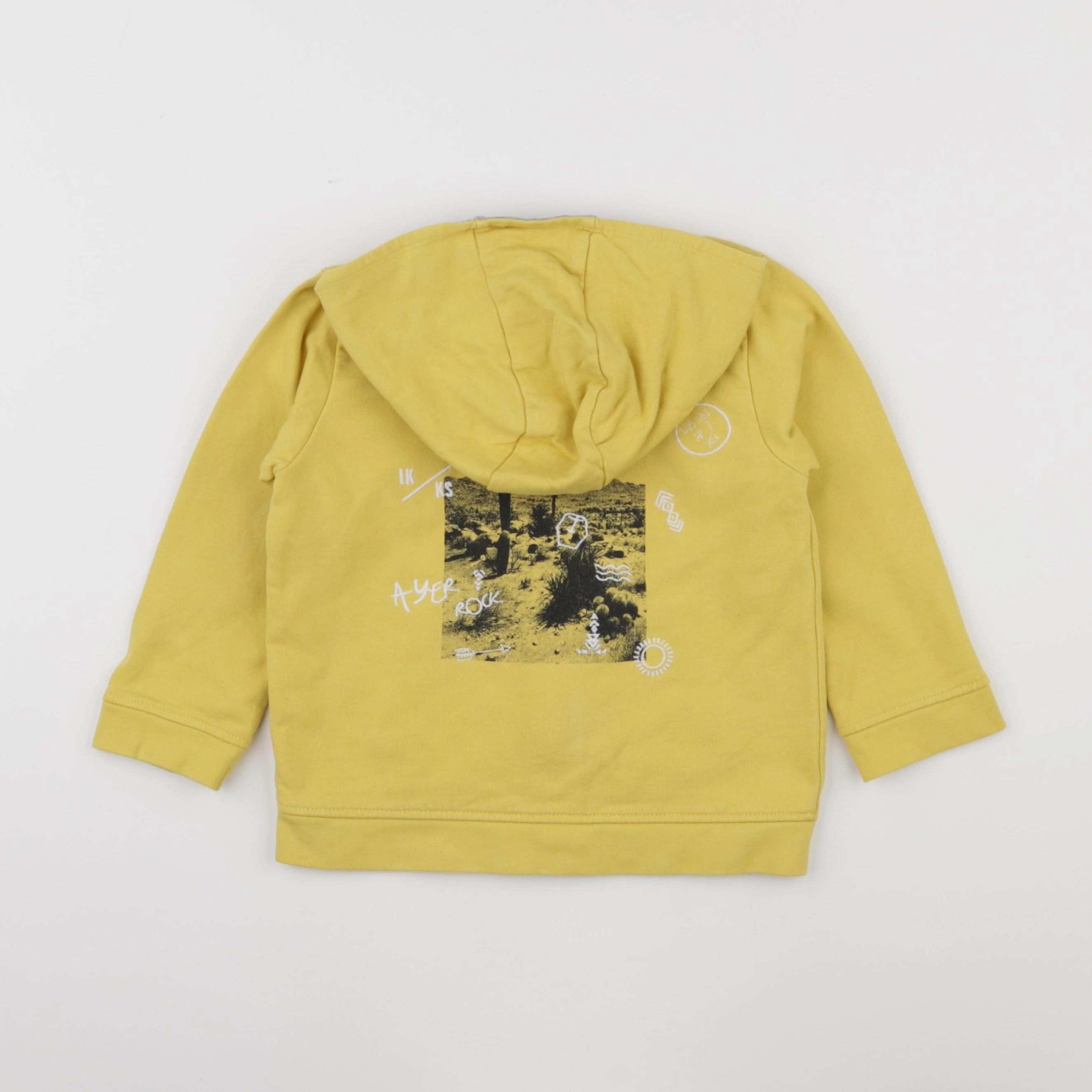 IKKS - sweat jaune - 2 ans