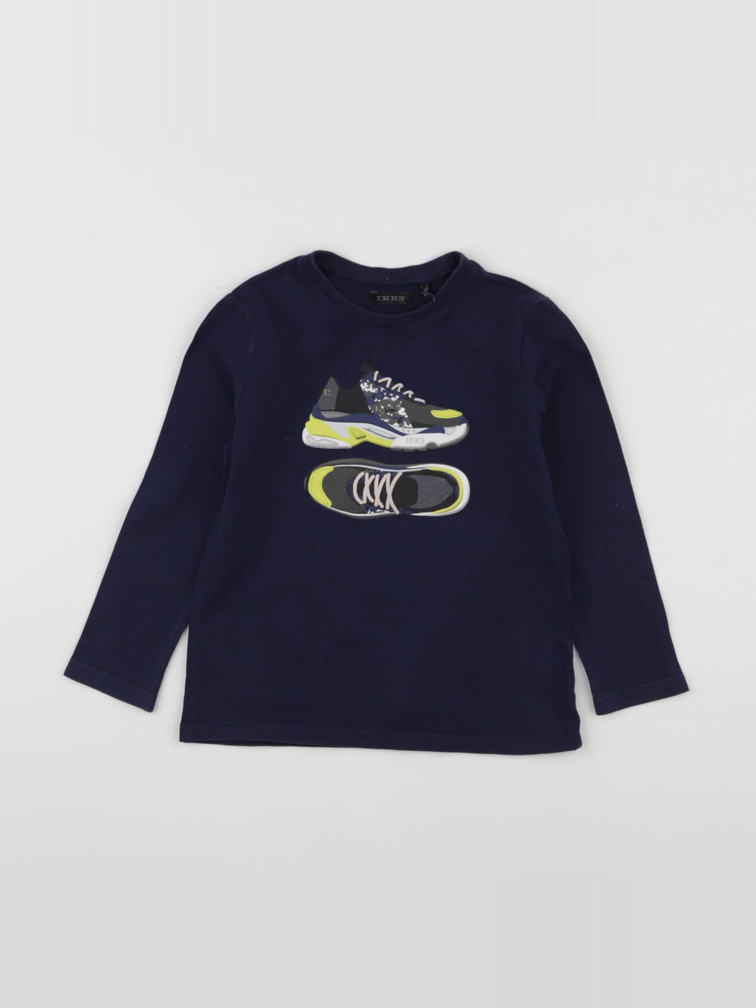 IKKS - tee-shirt bleu - 4 ans