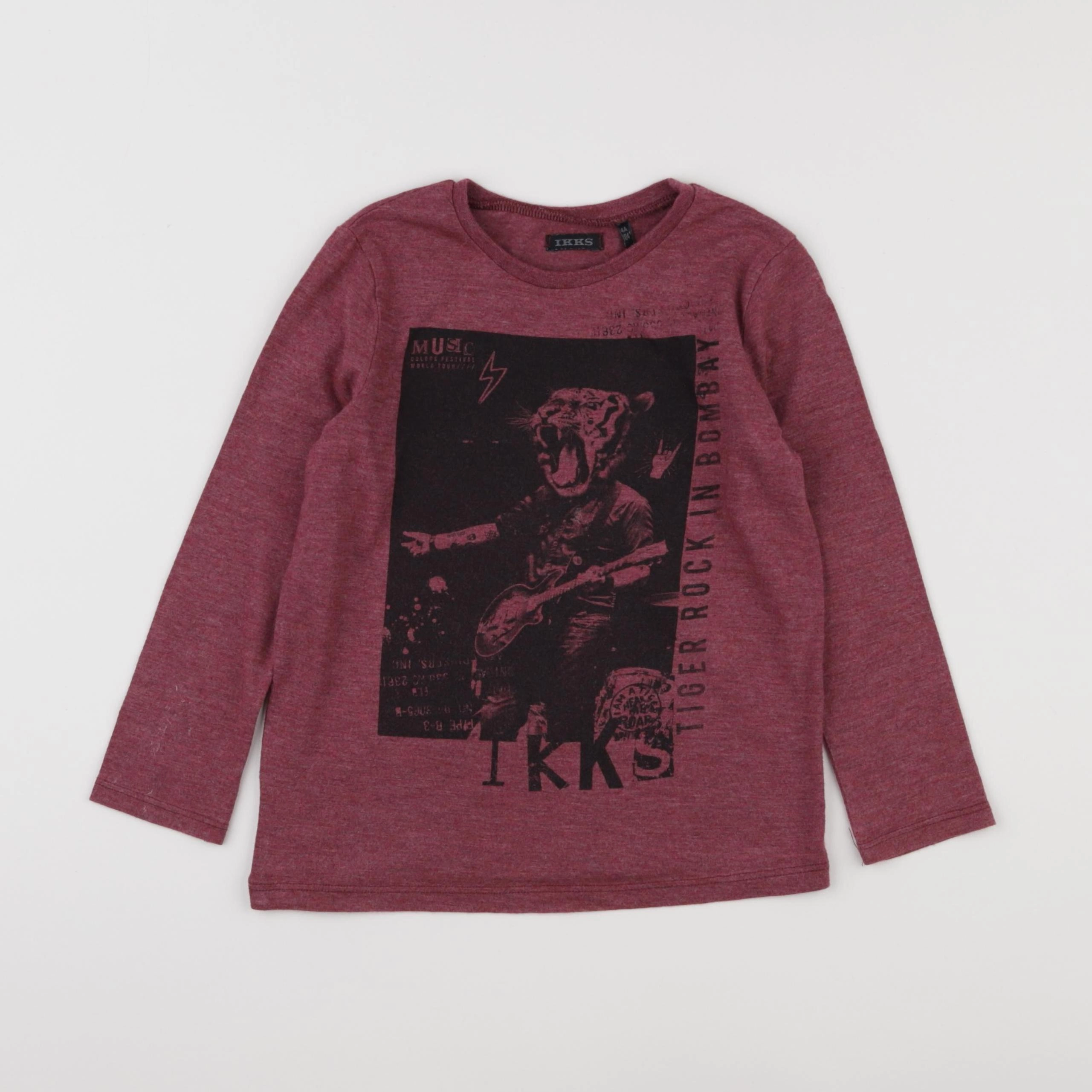 IKKS - tee-shirt rouge - 4 ans