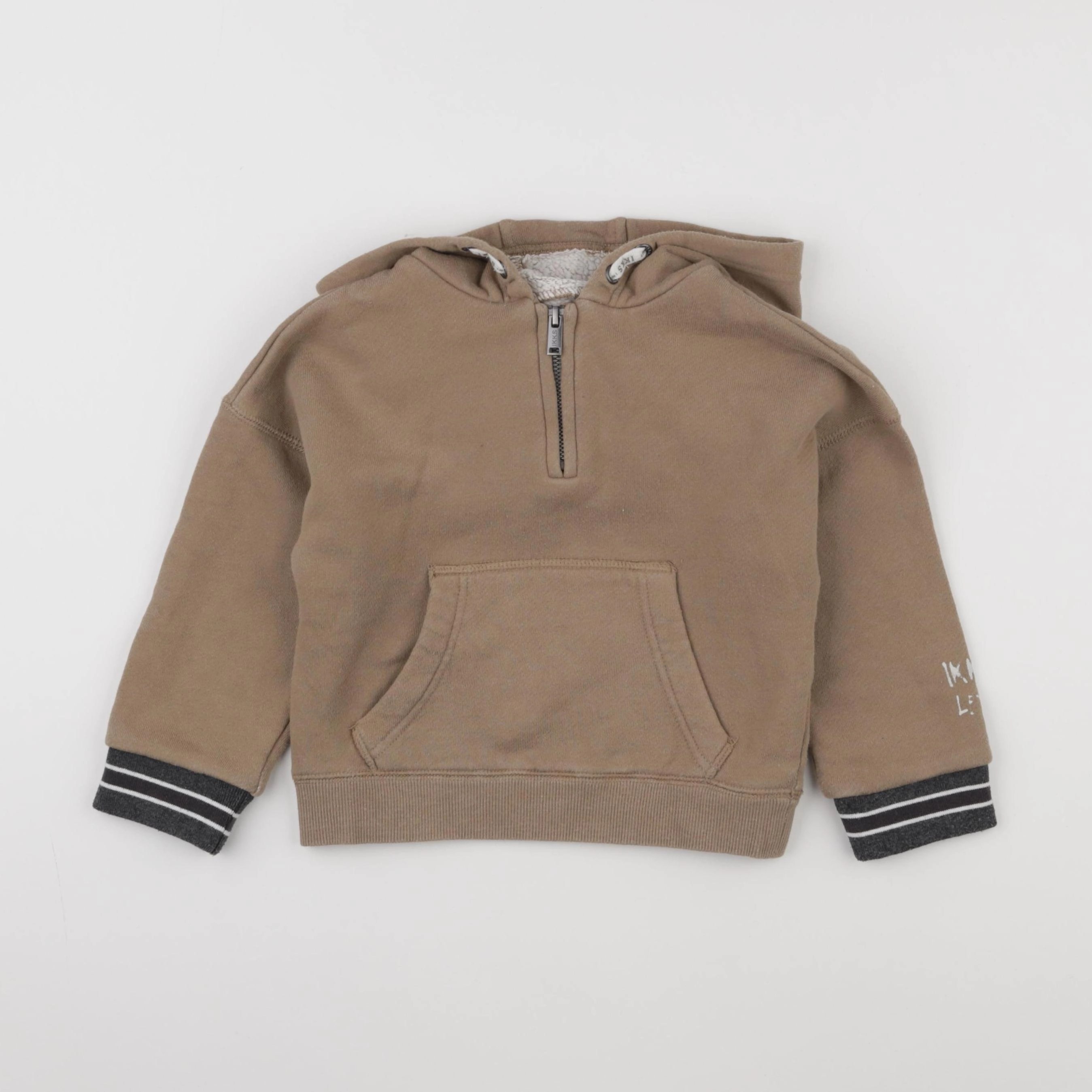 IKKS - sweat marron - 4 ans
