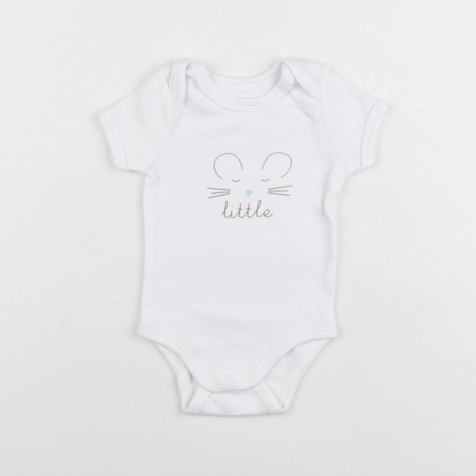 Vertbaudet - body blanc - 3 mois