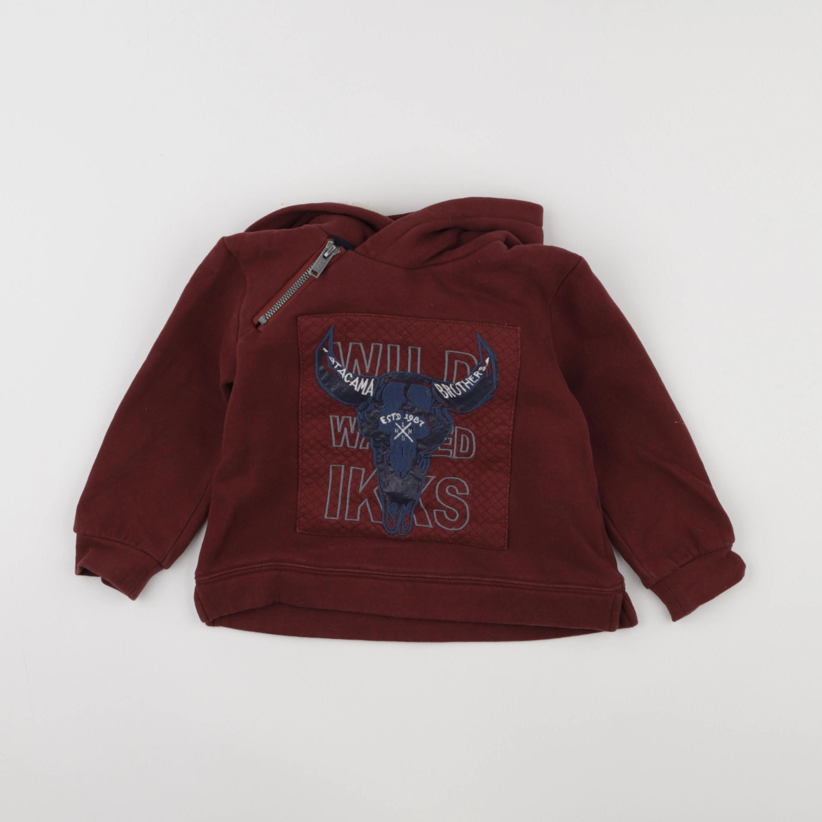 IKKS - sweat rouge - 3 ans
