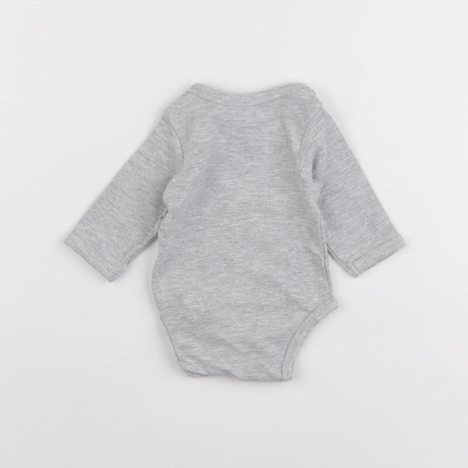 Vertbaudet - body gris - 1 mois