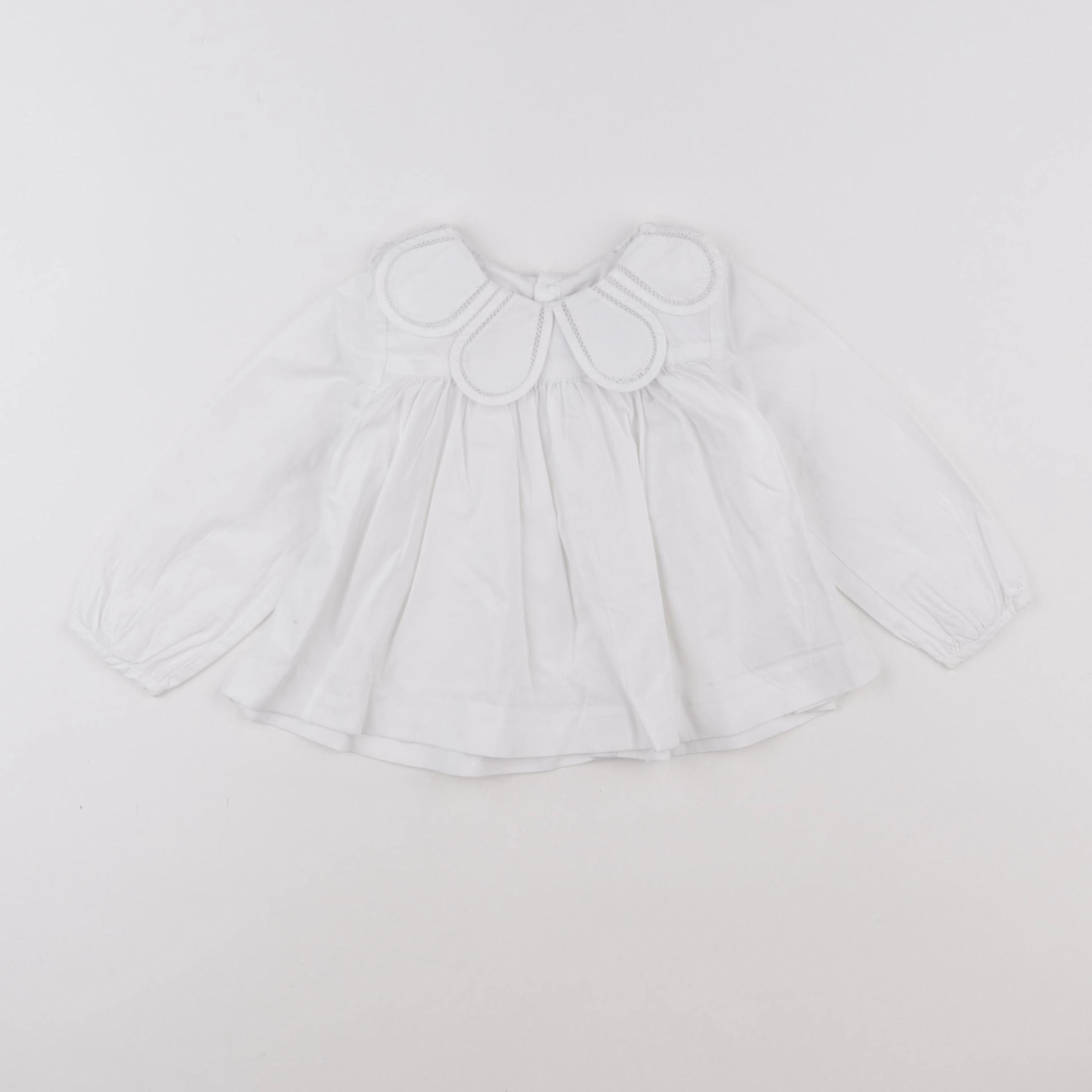 Jacadi - blouse blanc - 18 mois