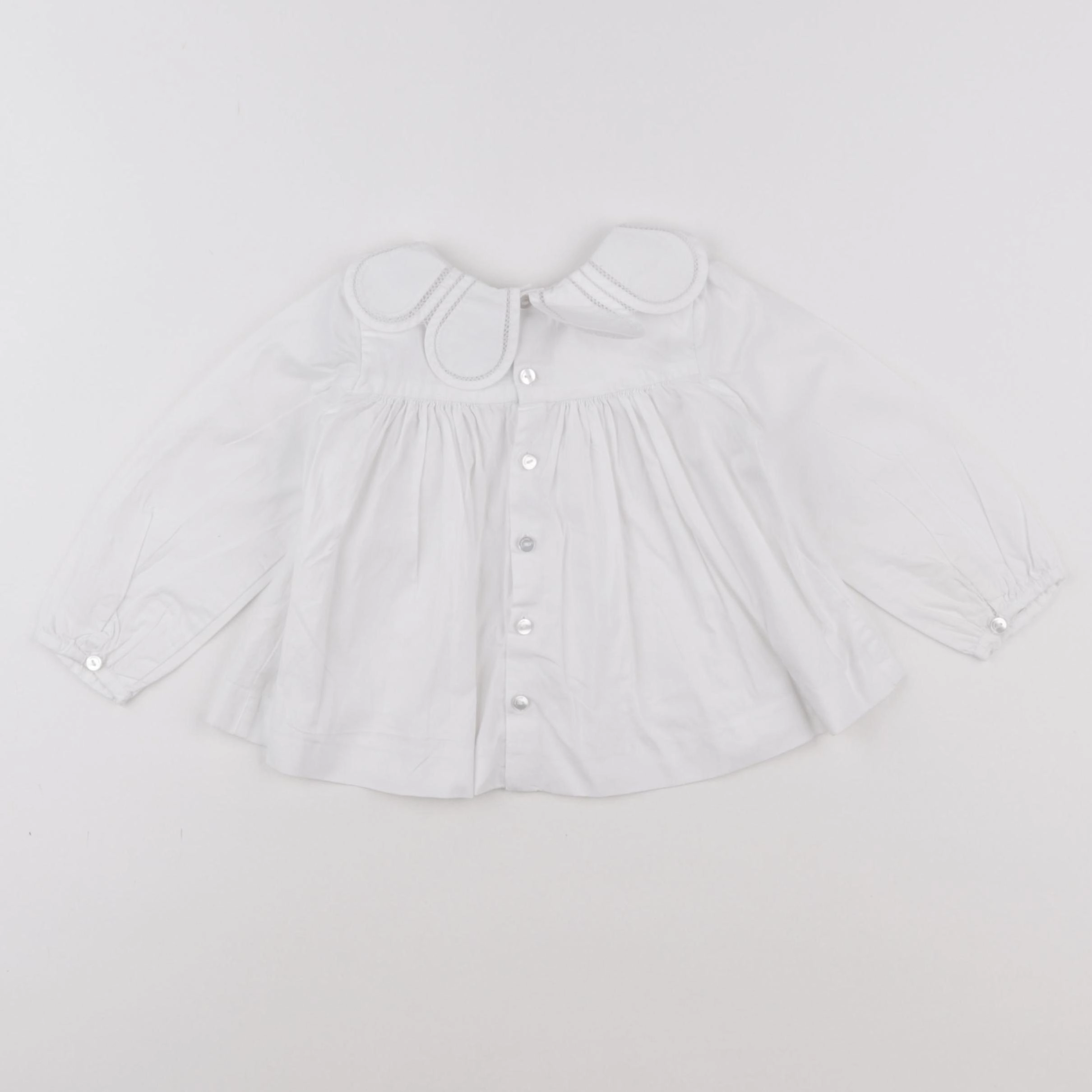 Jacadi - blouse blanc - 18 mois