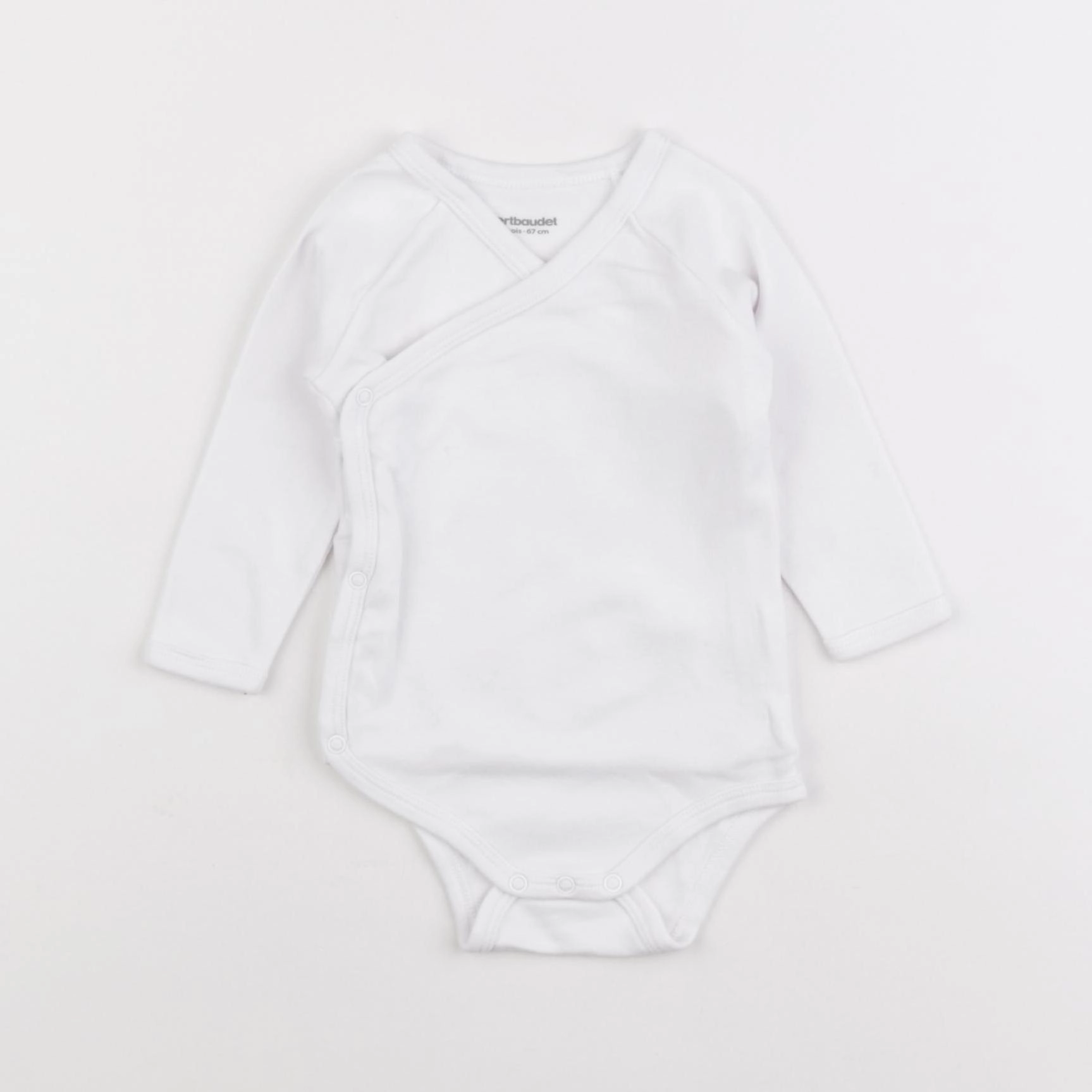 Vertbaudet - body blanc - 6 mois