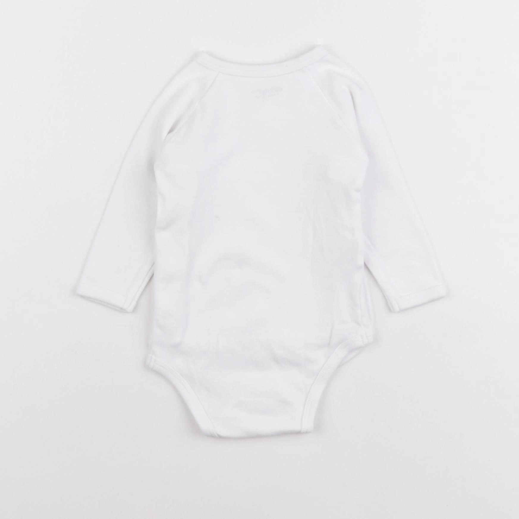 Vertbaudet - body blanc - 6 mois