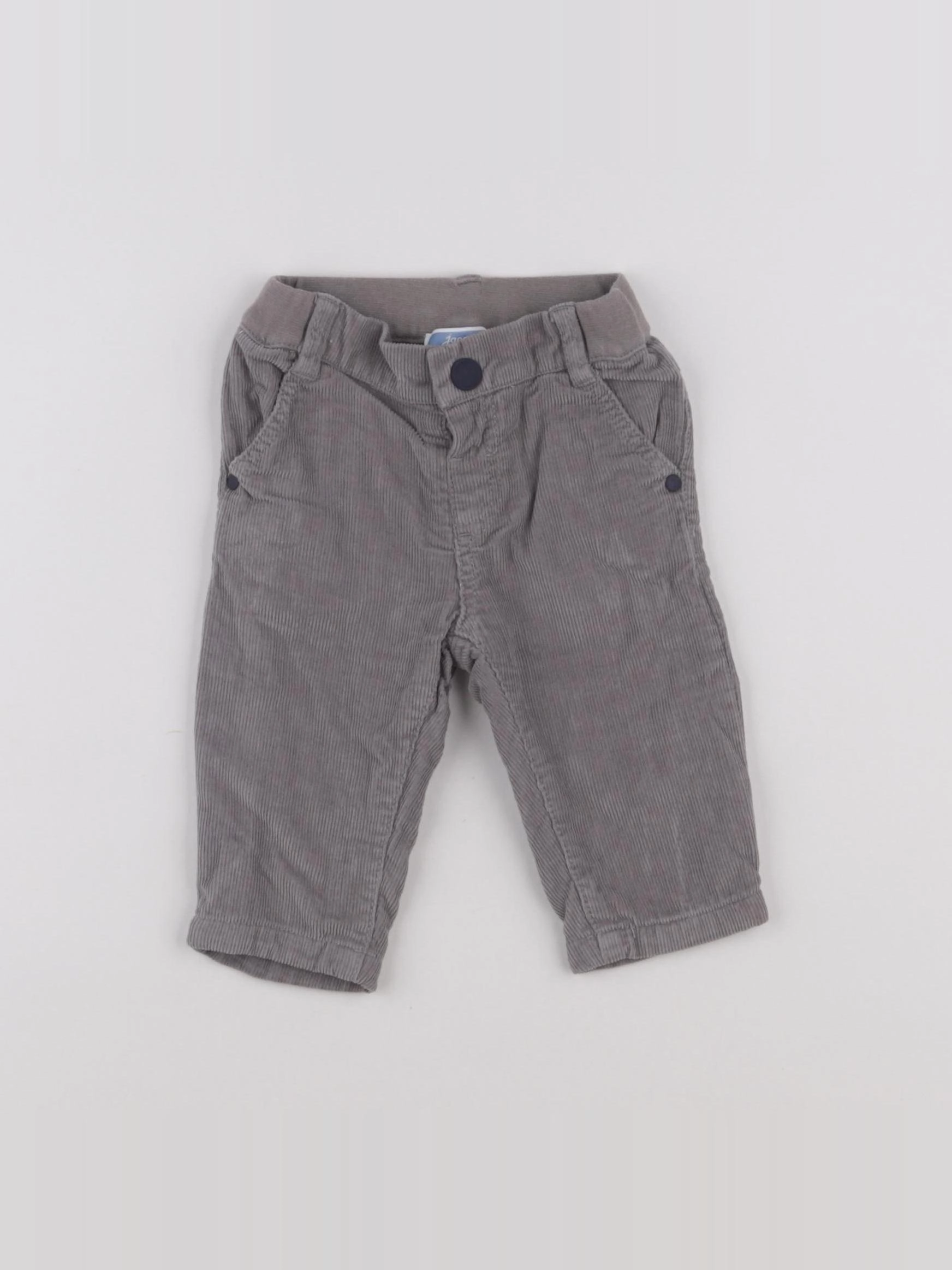 Jacadi - pantalon doublé gris - 6 mois