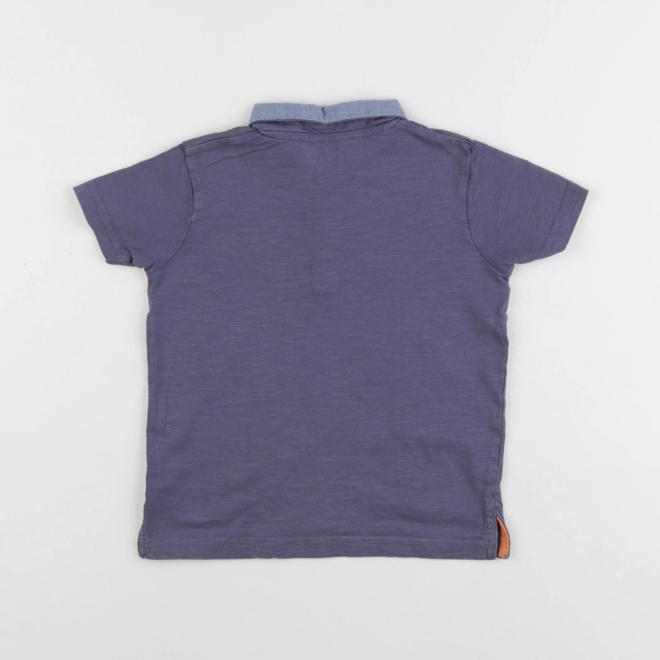 Vertbaudet - polo bleu - 4 ans