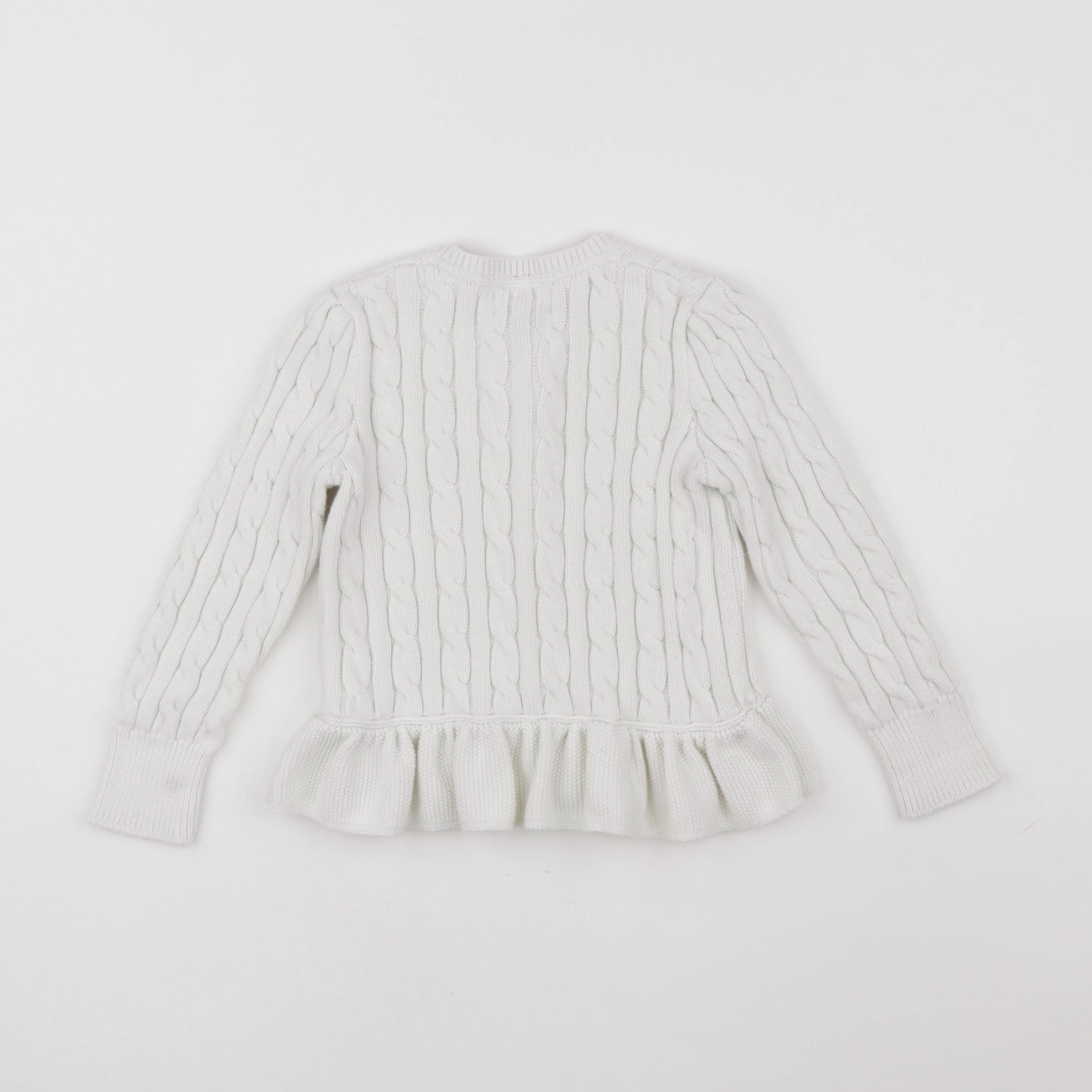Ralph Lauren - gilet blanc - 4 ans