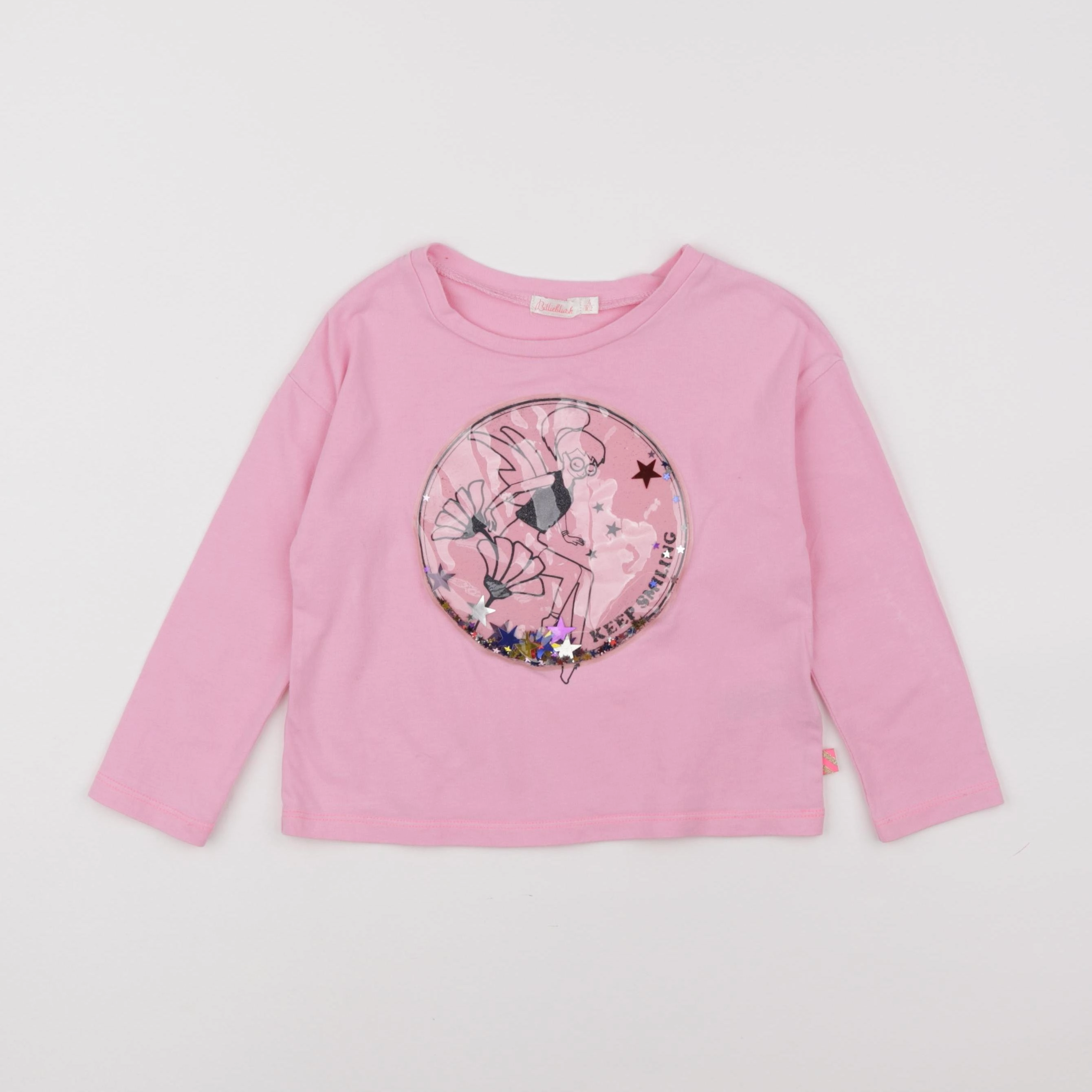 Billie Blush - tee-shirt rose - 4 ans
