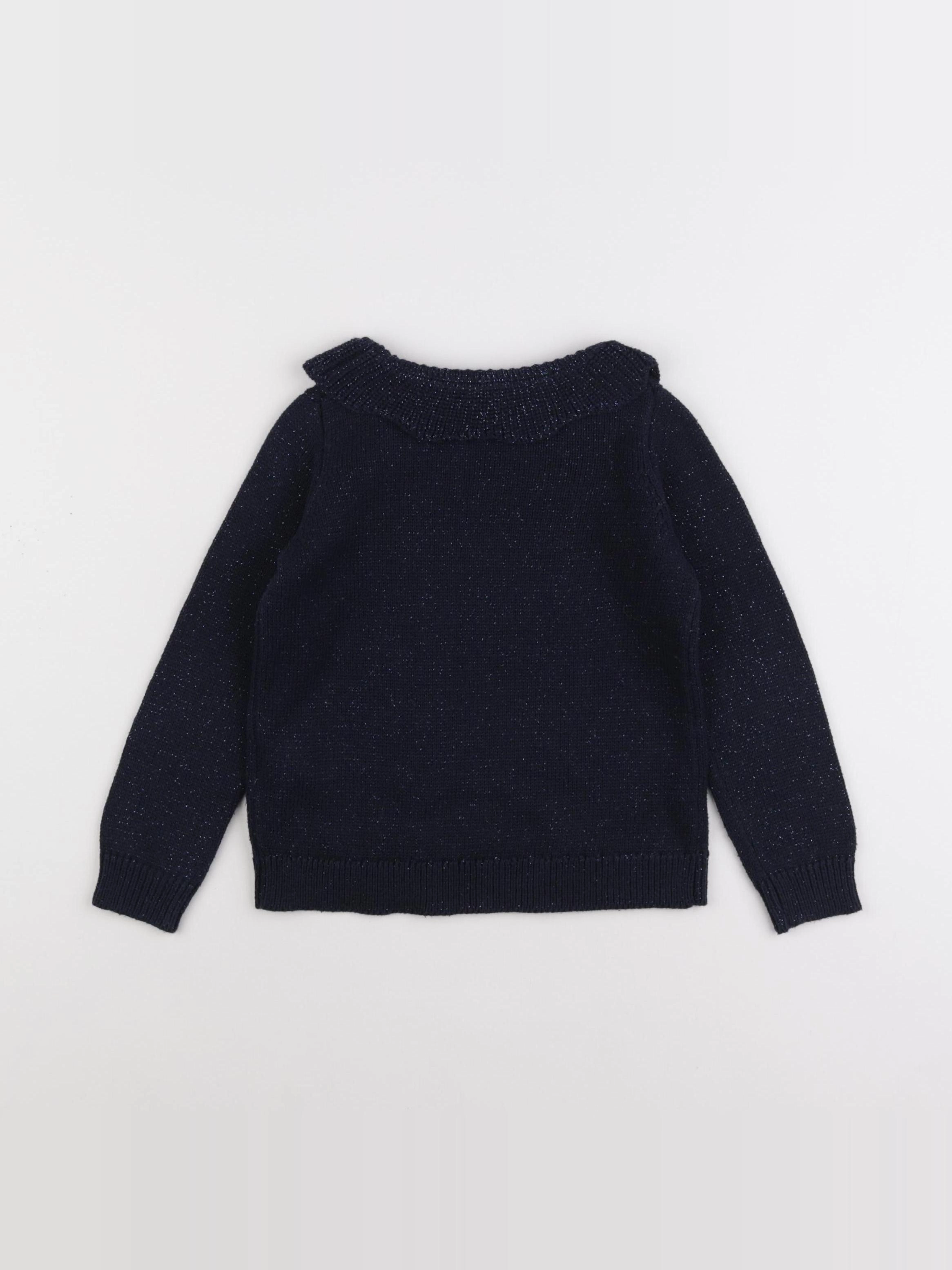 Vertbaudet - pull bleu - 4 ans
