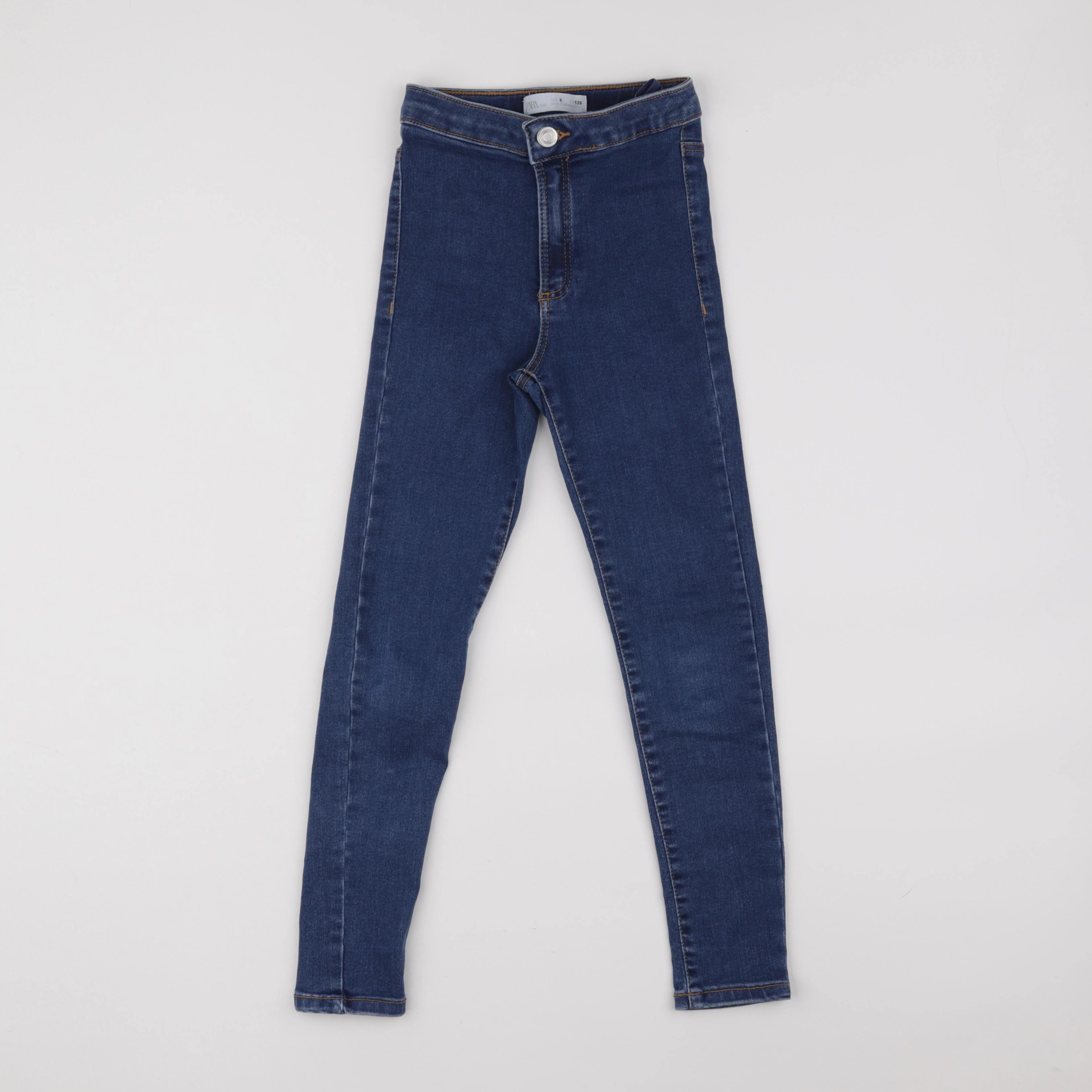 Zara - pantalon bleu - 8 ans