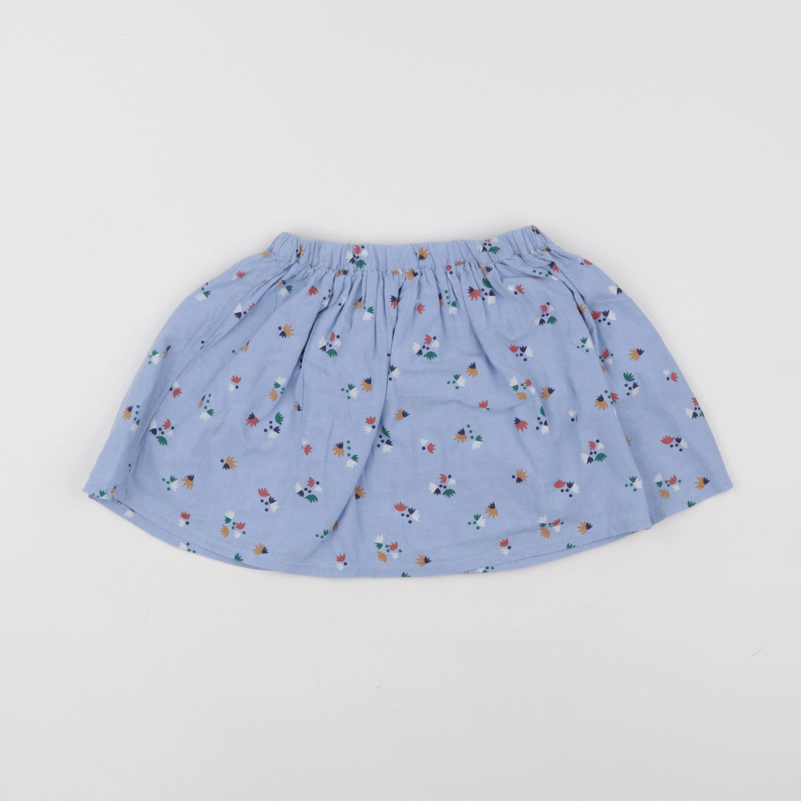 Monoprix - jupe bleu - 4 ans