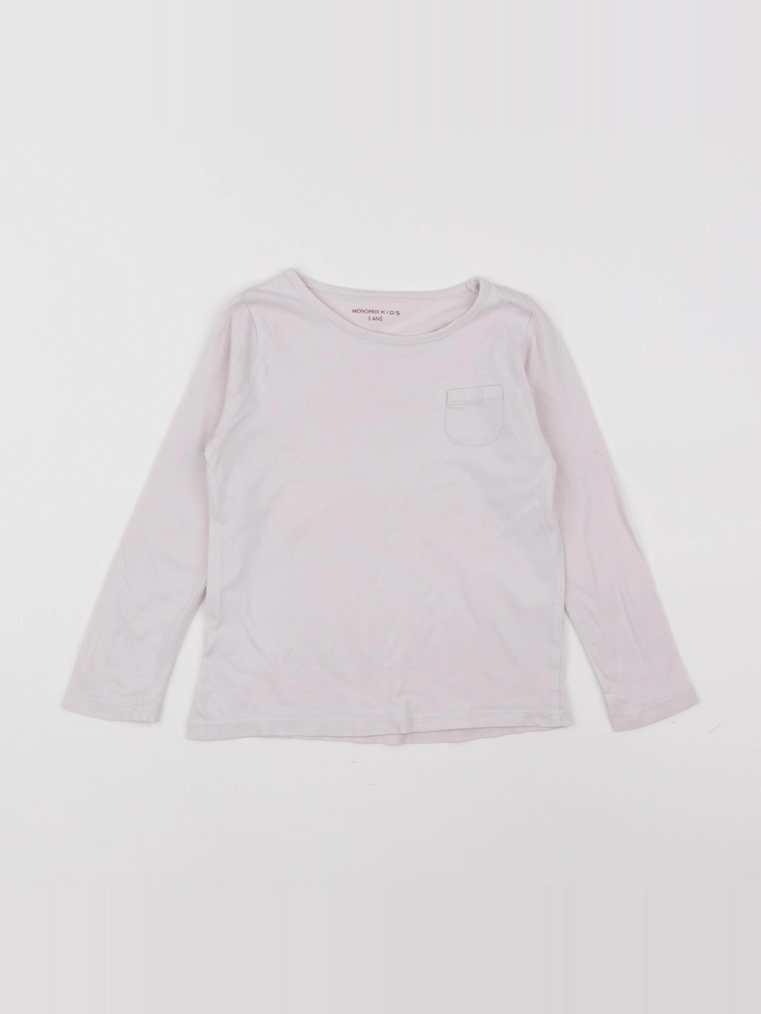 Monoprix - tee-shirt rose - 5 ans