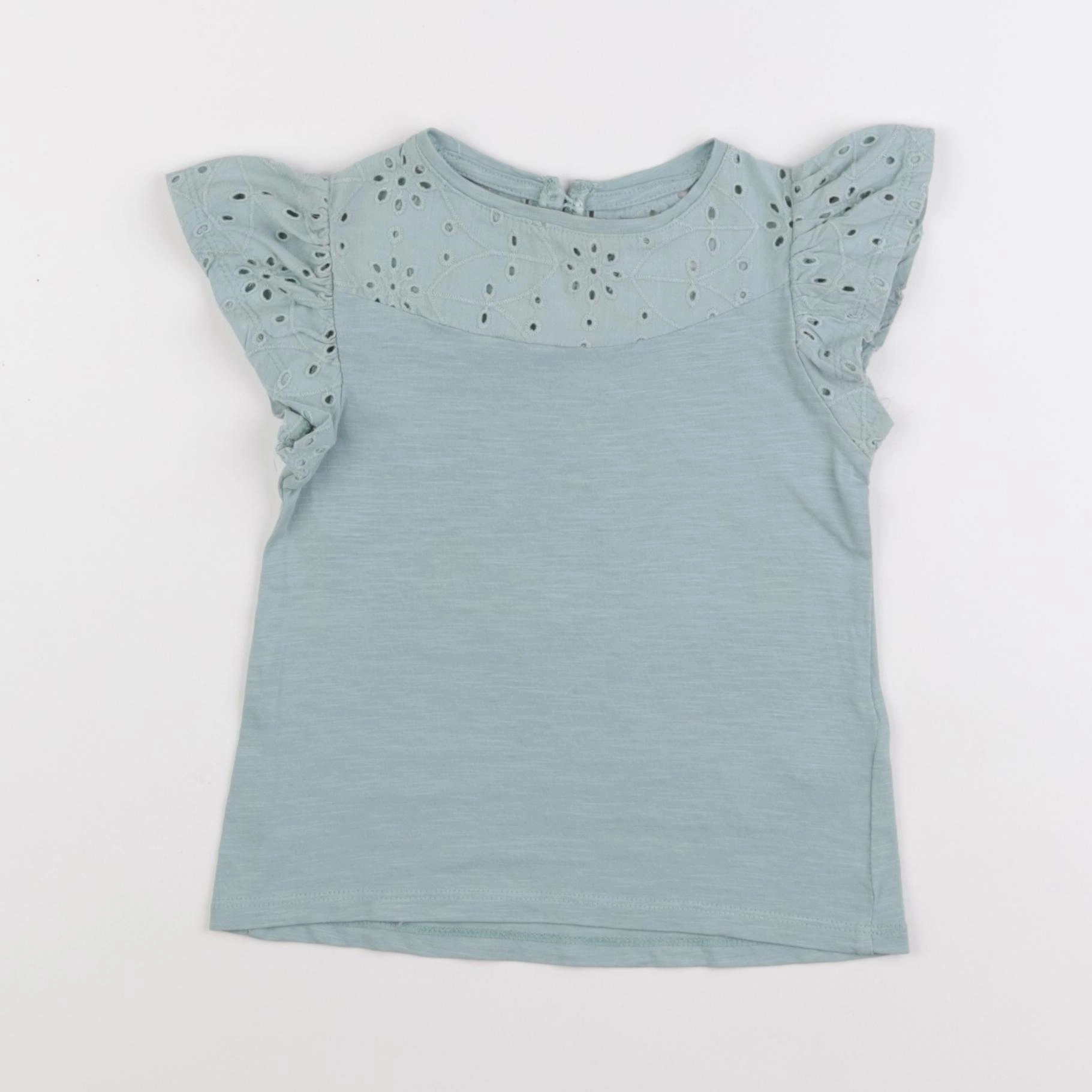 Vertbaudet - tee-shirt bleu - 2 ans